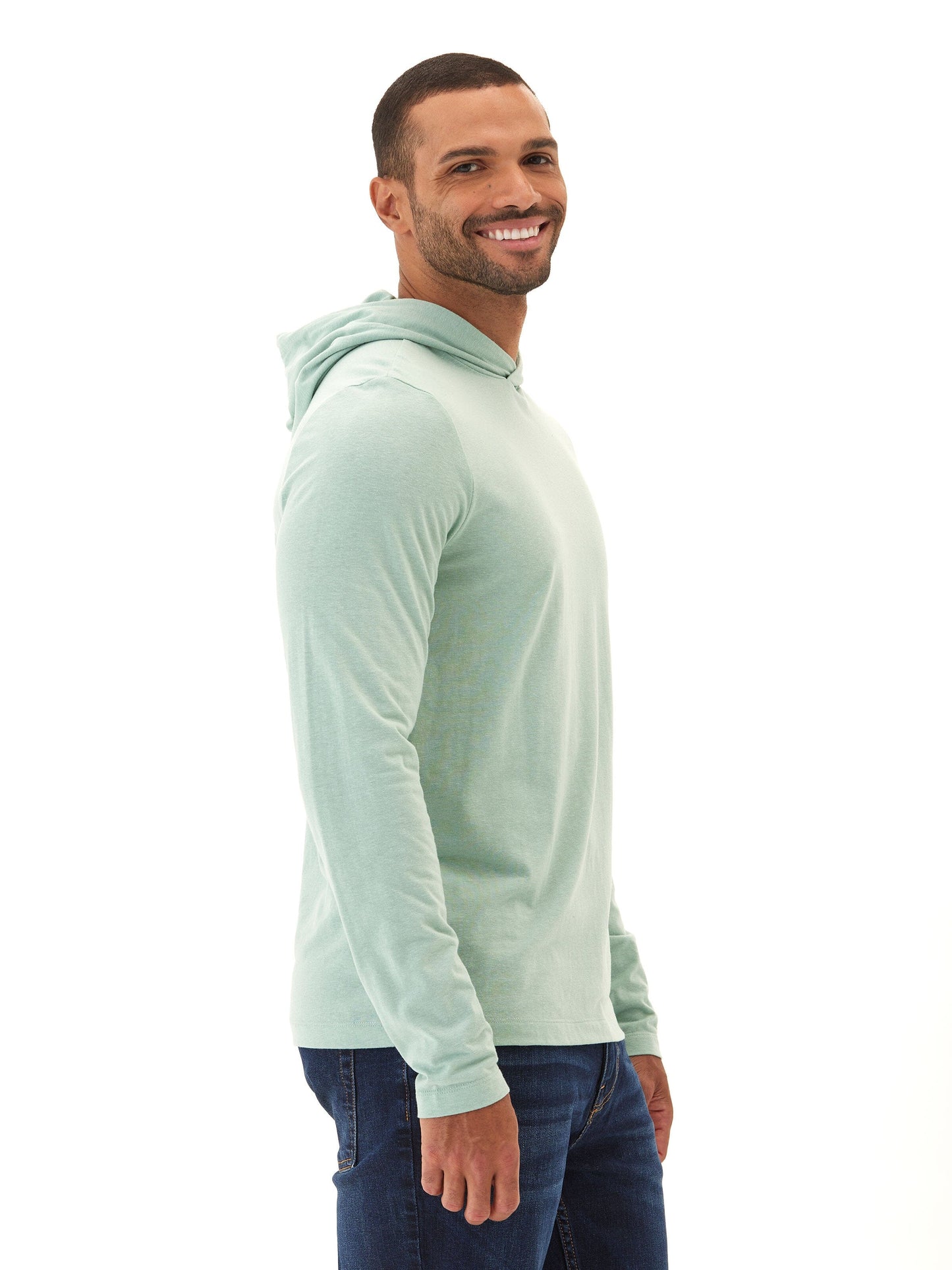Dane Triblend Long Sleeve T-Shirt Hoodie