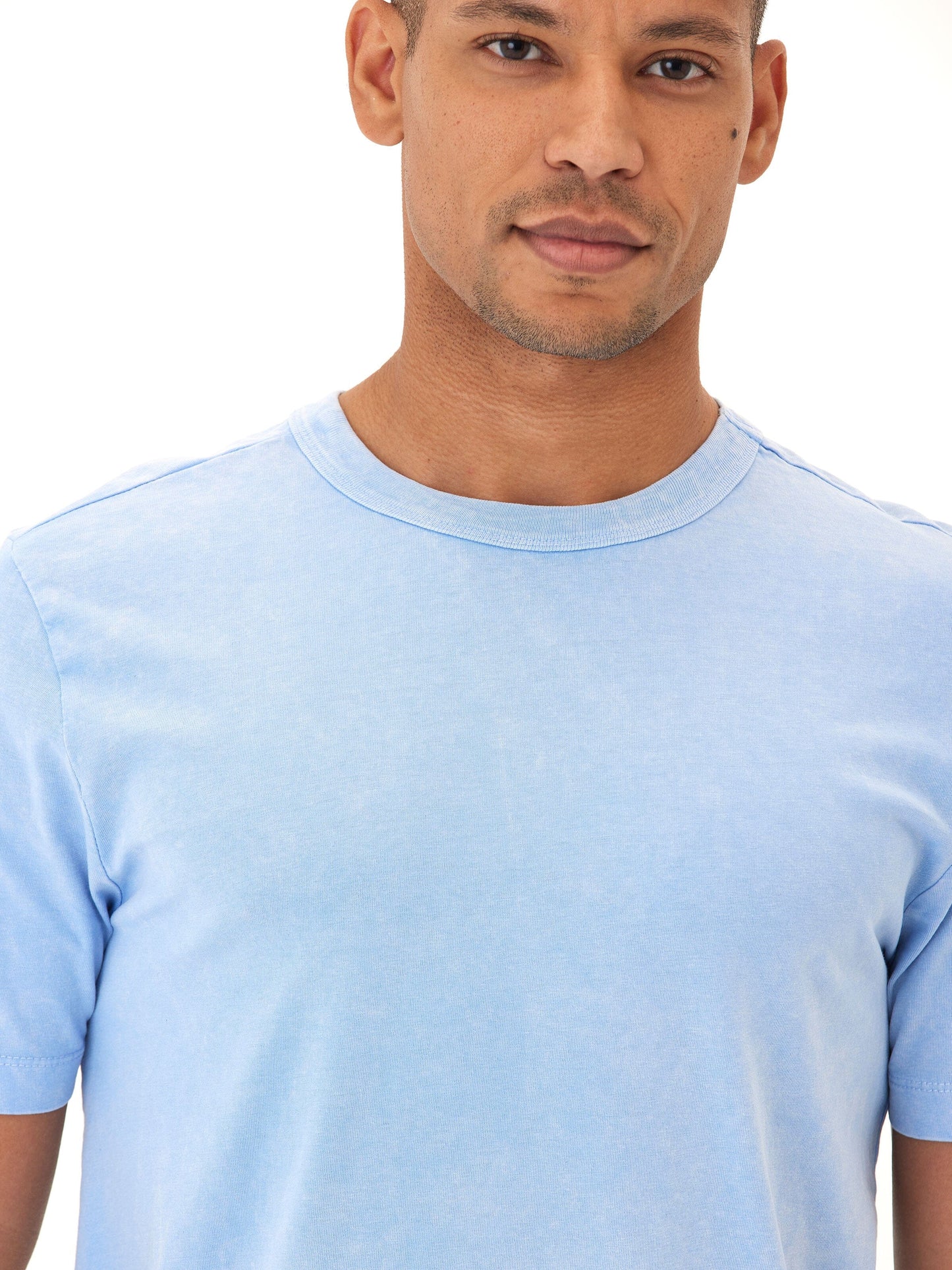 Shawn Mineral Wash Eco Cotton Jersey Crew Tee