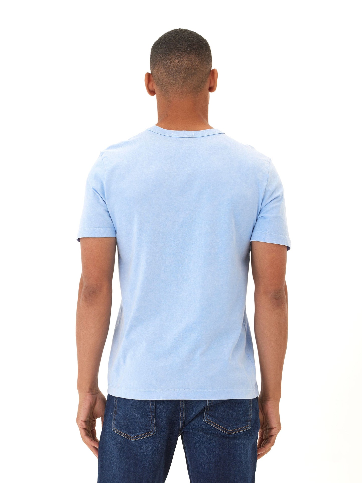 Shawn Mineral Wash Eco Cotton Jersey Crew Tee