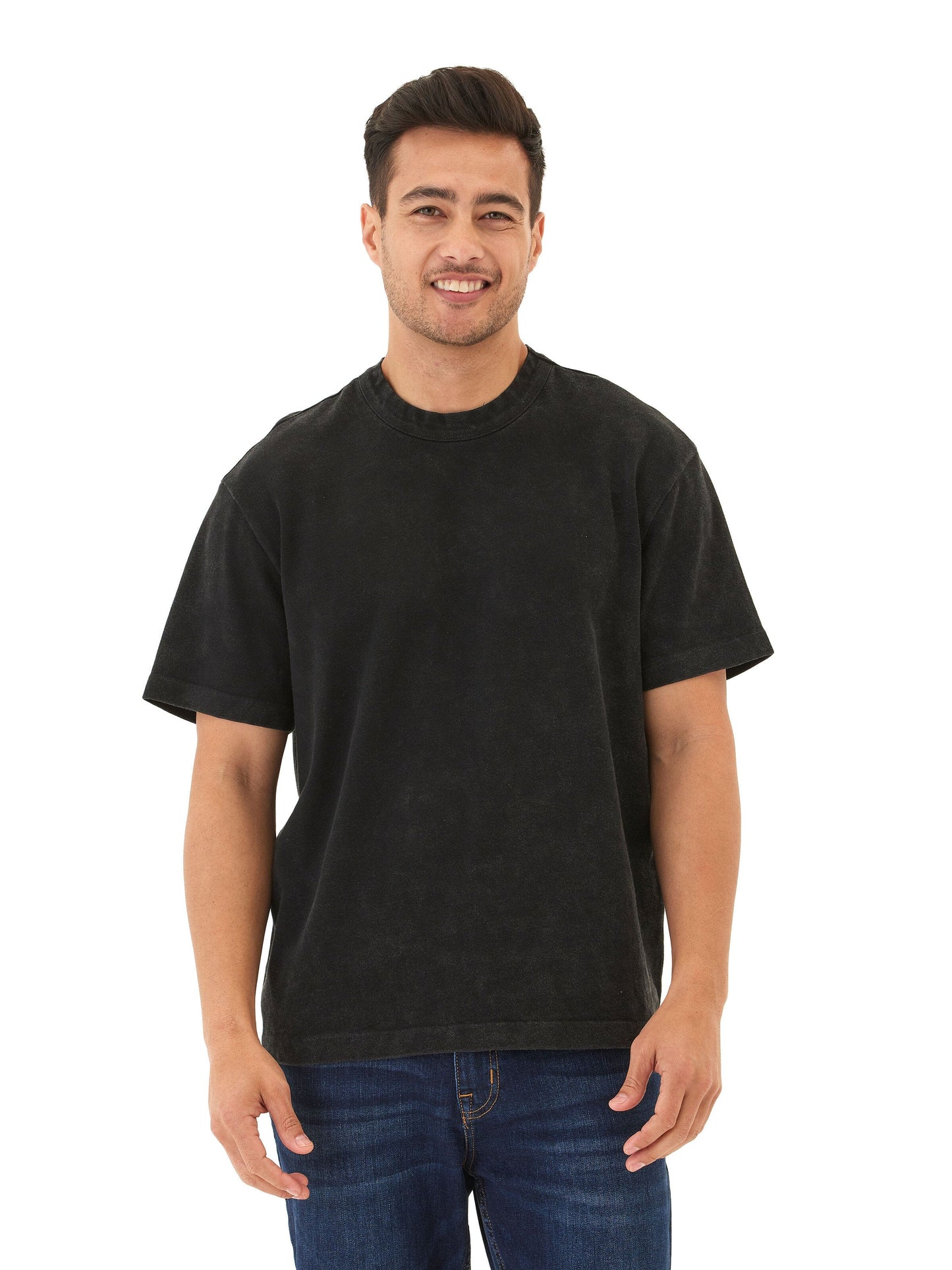 Johnny Relaxed Fit Mineral Wash Jersey Tee