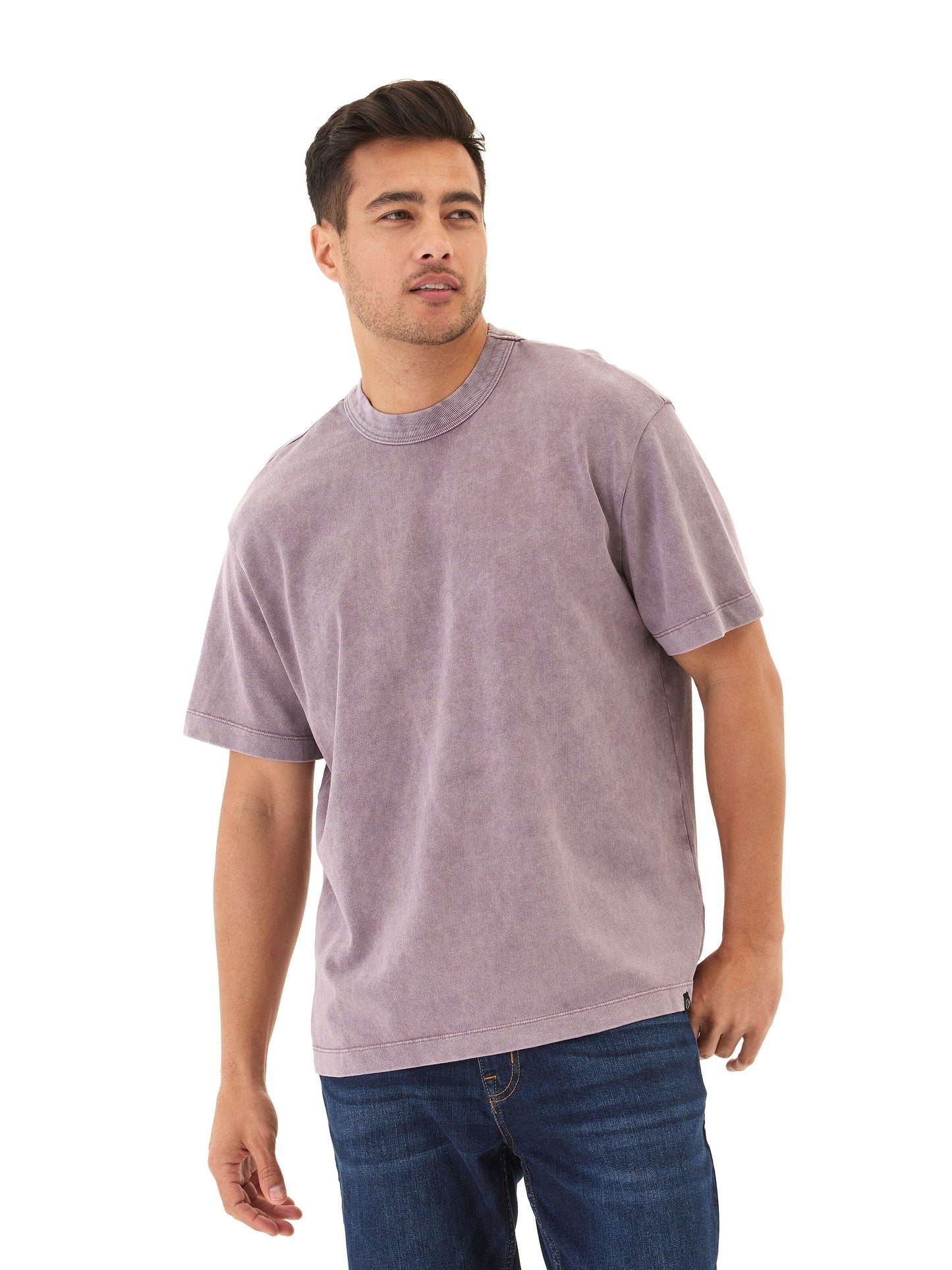 Johnny Relaxed Fit Mineral Wash Jersey Tee