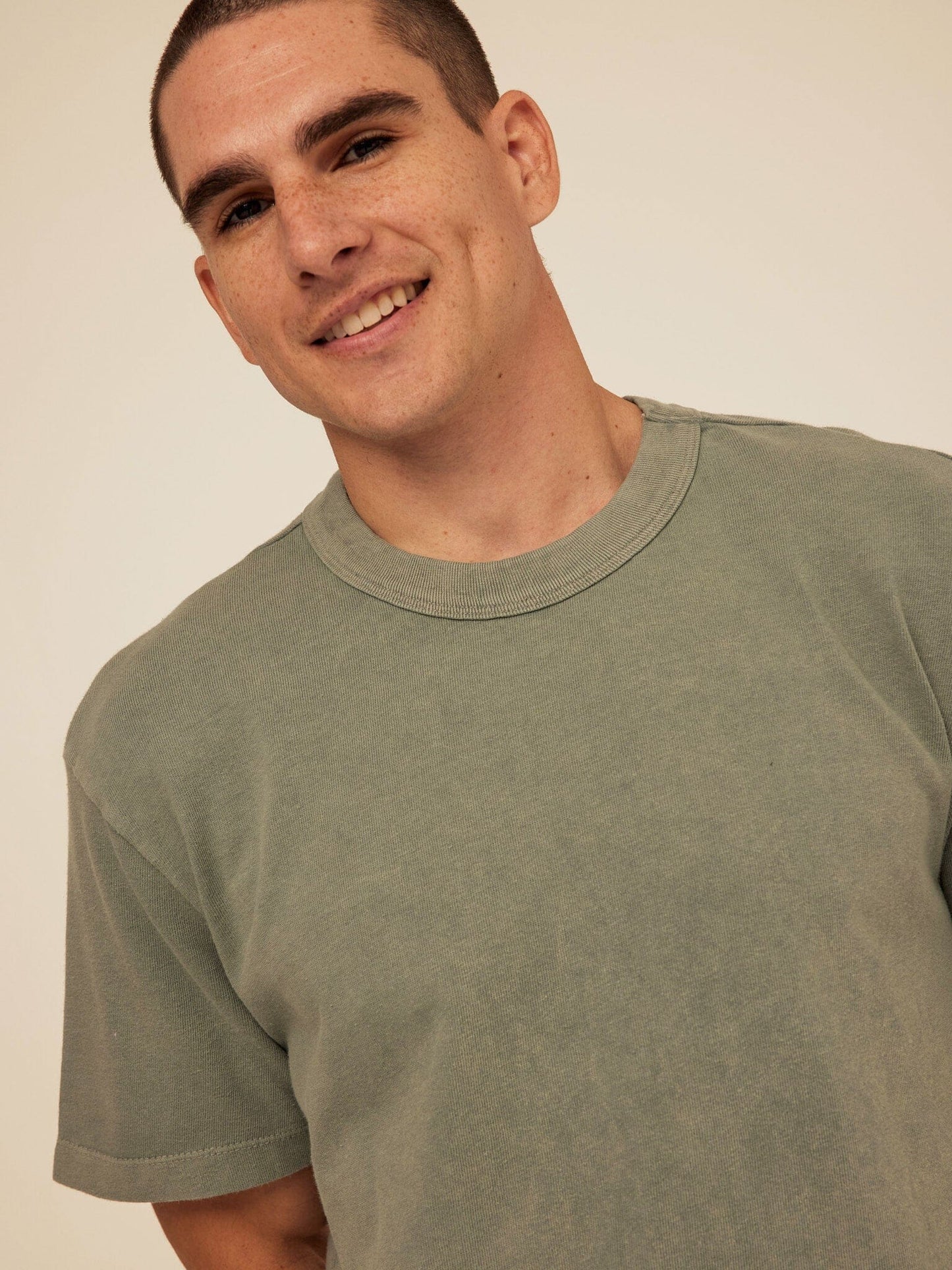 Johnny Relaxed Fit Mineral Wash Jersey Tee