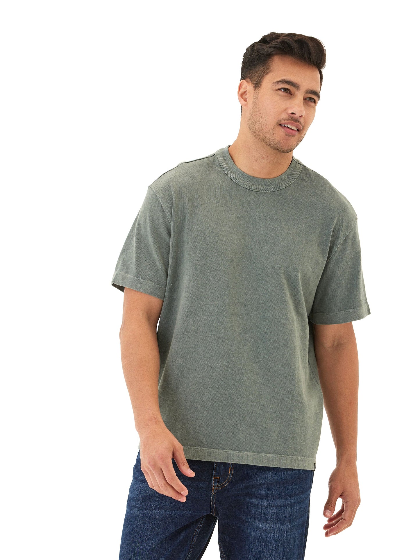 Johnny Relaxed Fit Mineral Wash Jersey Tee