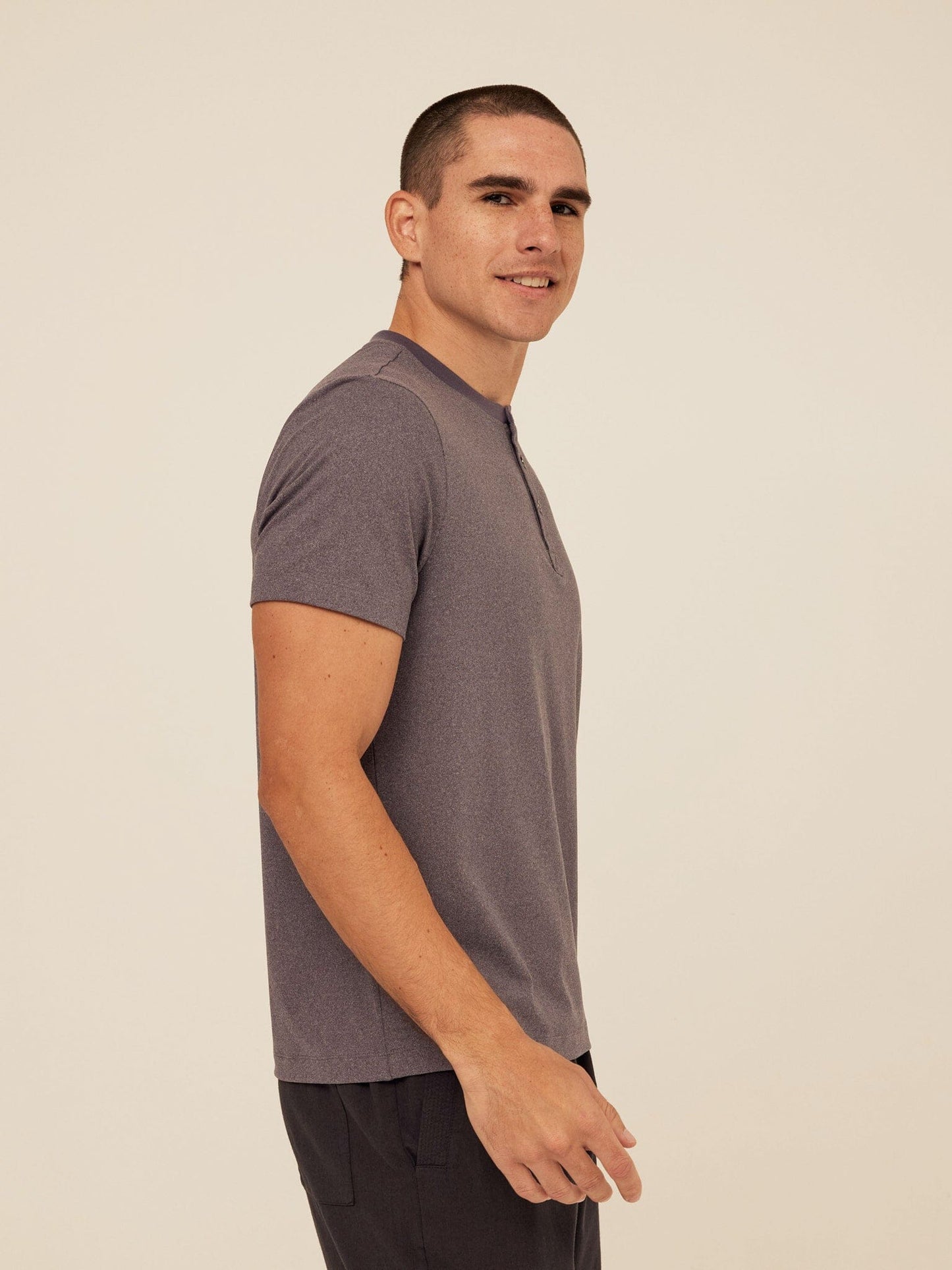 Shayne Luxe Jersey Henley
