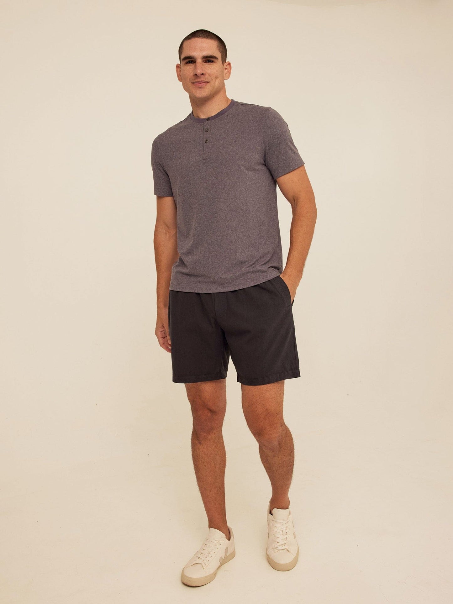 Shayne Luxe Jersey Henley