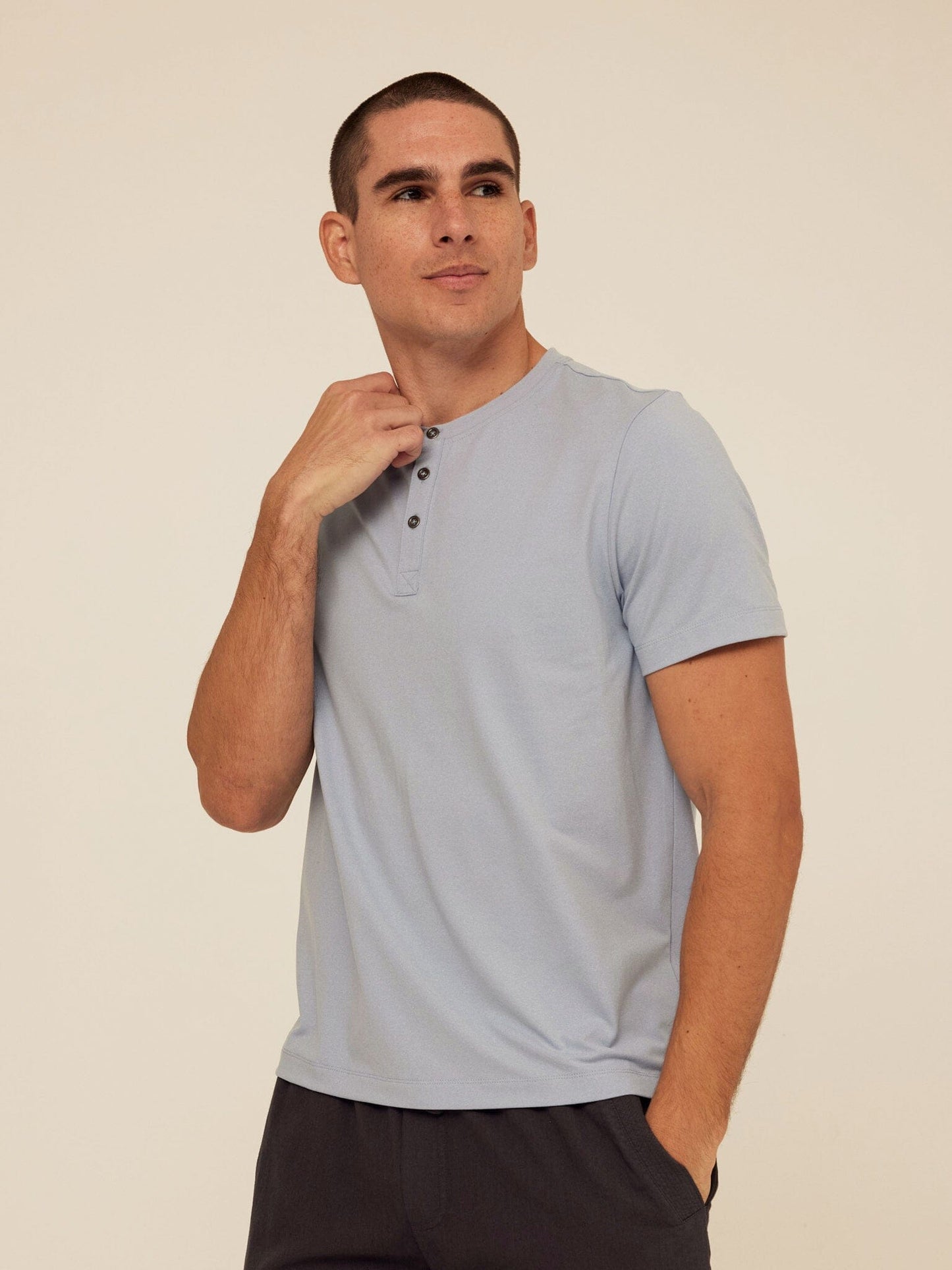 Shayne Luxe Jersey Henley