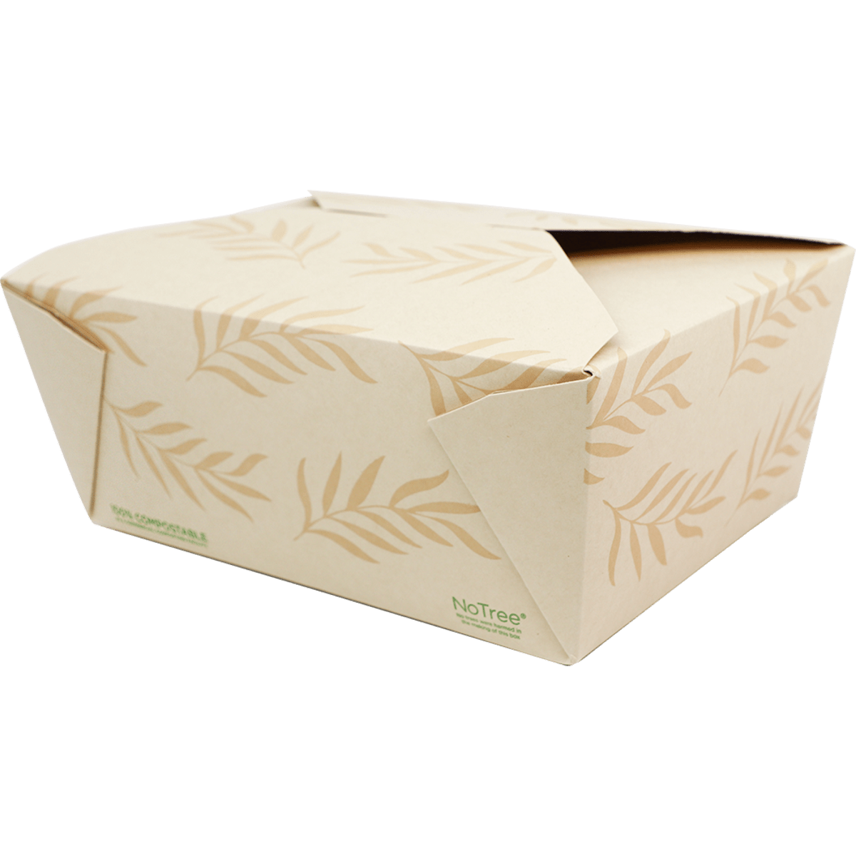 World Centric NoTree Paper #4 Take-Out Container - 95oz (QTY:160)