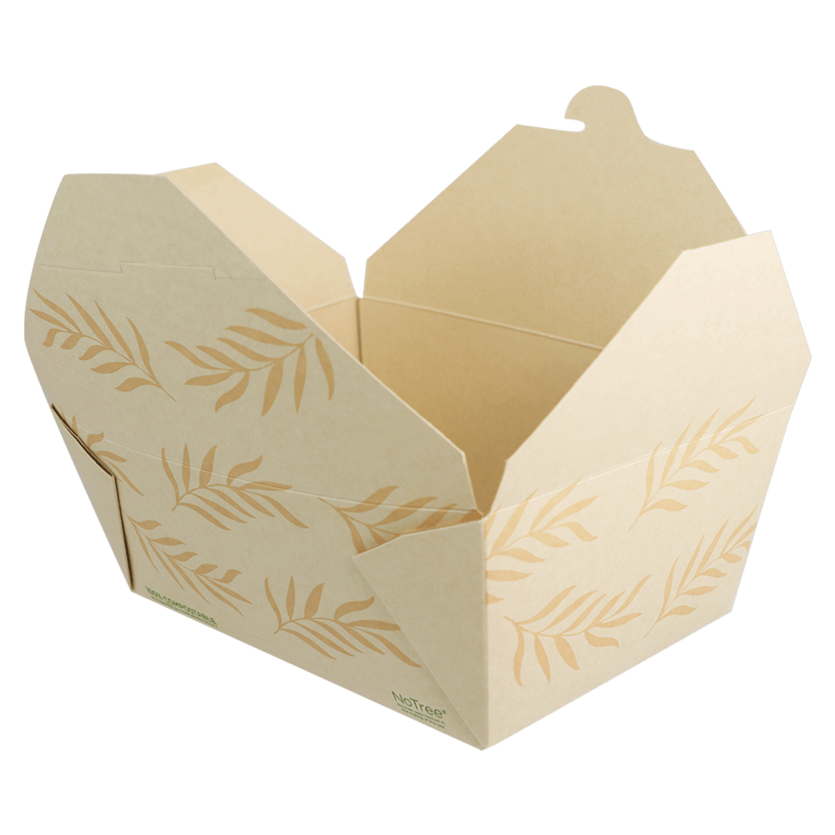 World Centric NoTree Paper #4 Take-Out Container - 95oz (QTY:160)