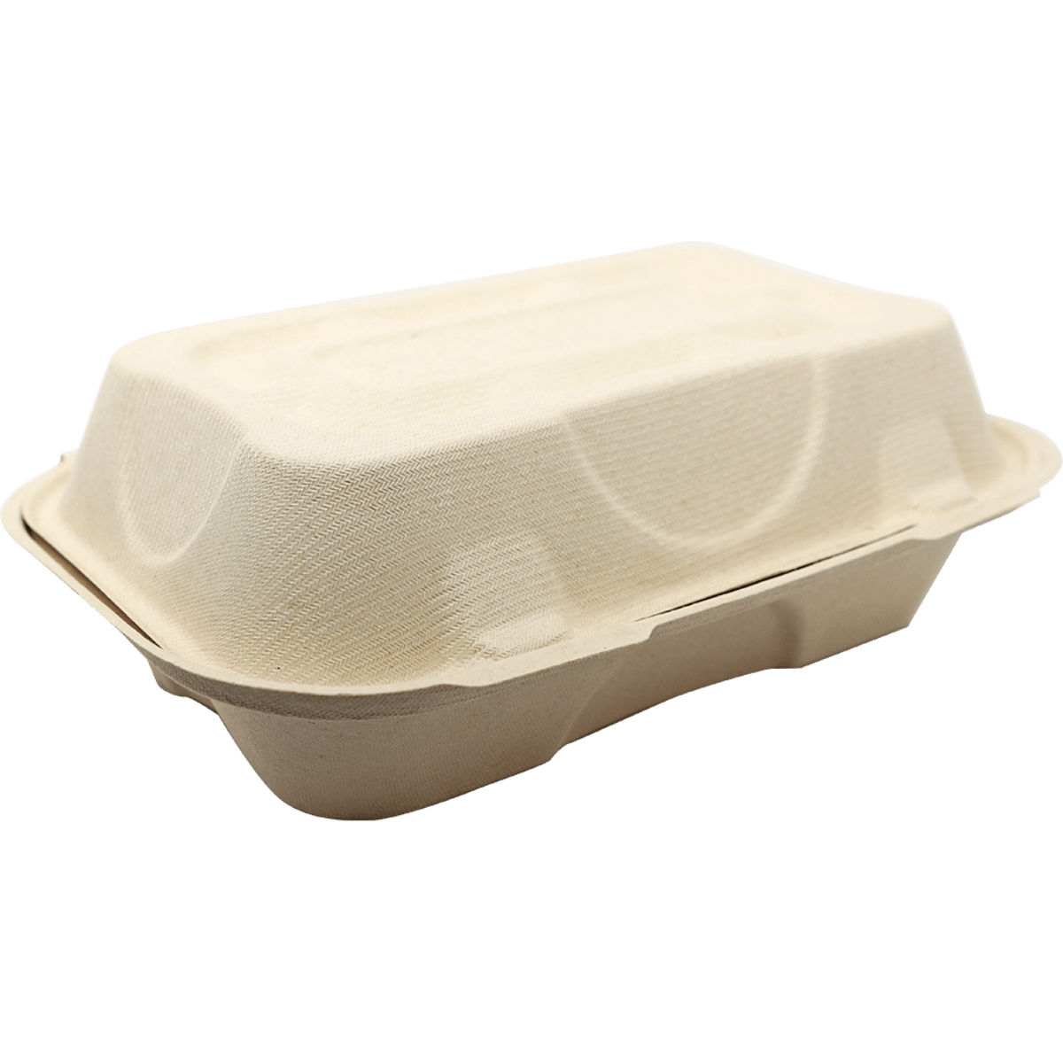 World Centric 9x6x3" Fiber Hoagie Box PLA Lined (QTY:500)