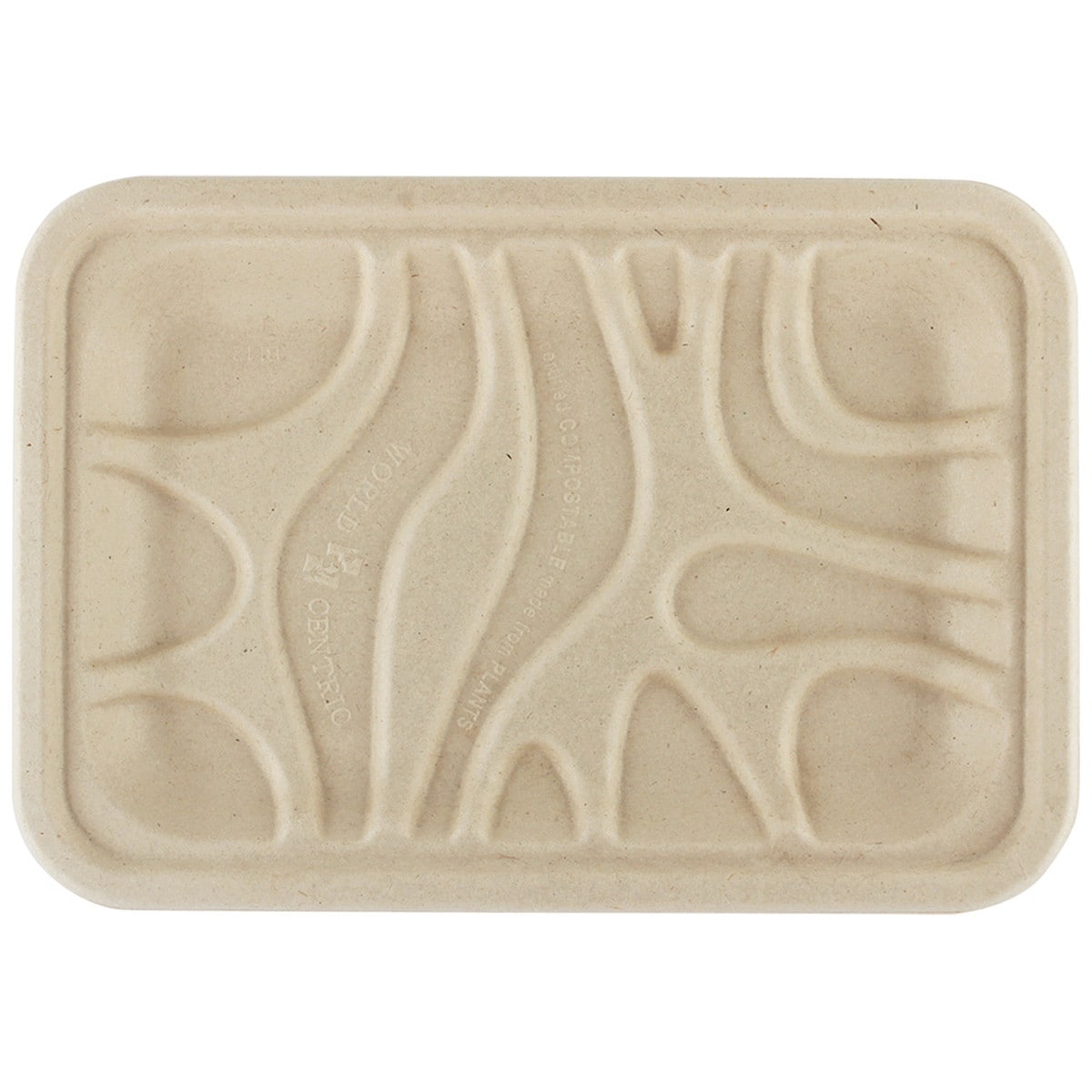 World Centric 8.2 x 5.7 x .65" Tray (QTY:500)
