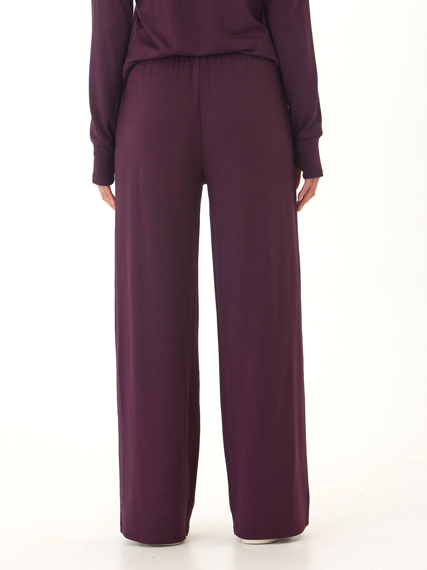 Esmeralda Feather Fleece Wide Leg Pant