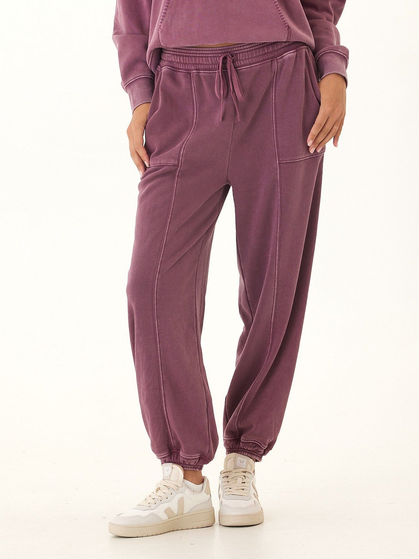 Lottie Mineral Wash CVC Fleece Jogger