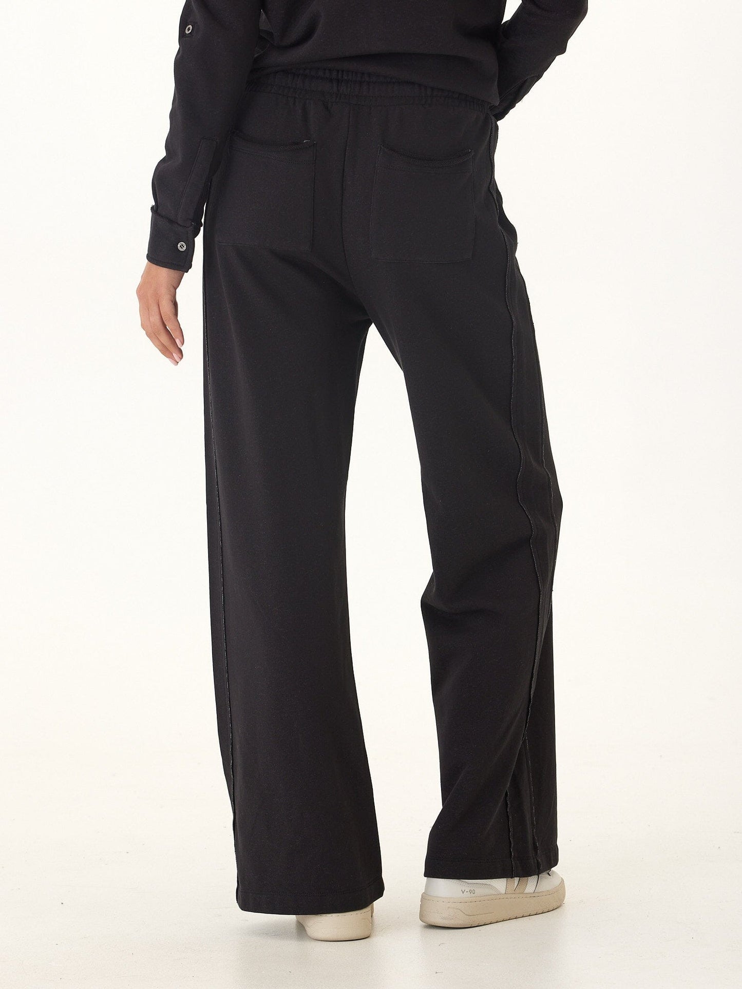 Latricia Cotton Blend Terry Wide Leg Pant