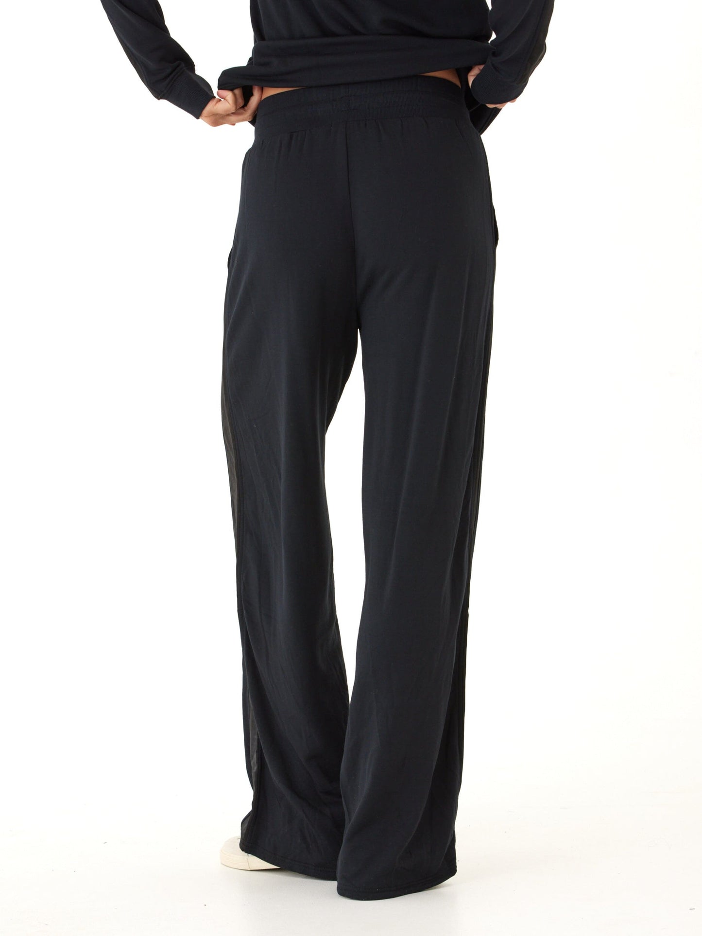 Diane Feather Fleece Satin Trim Detail Pant