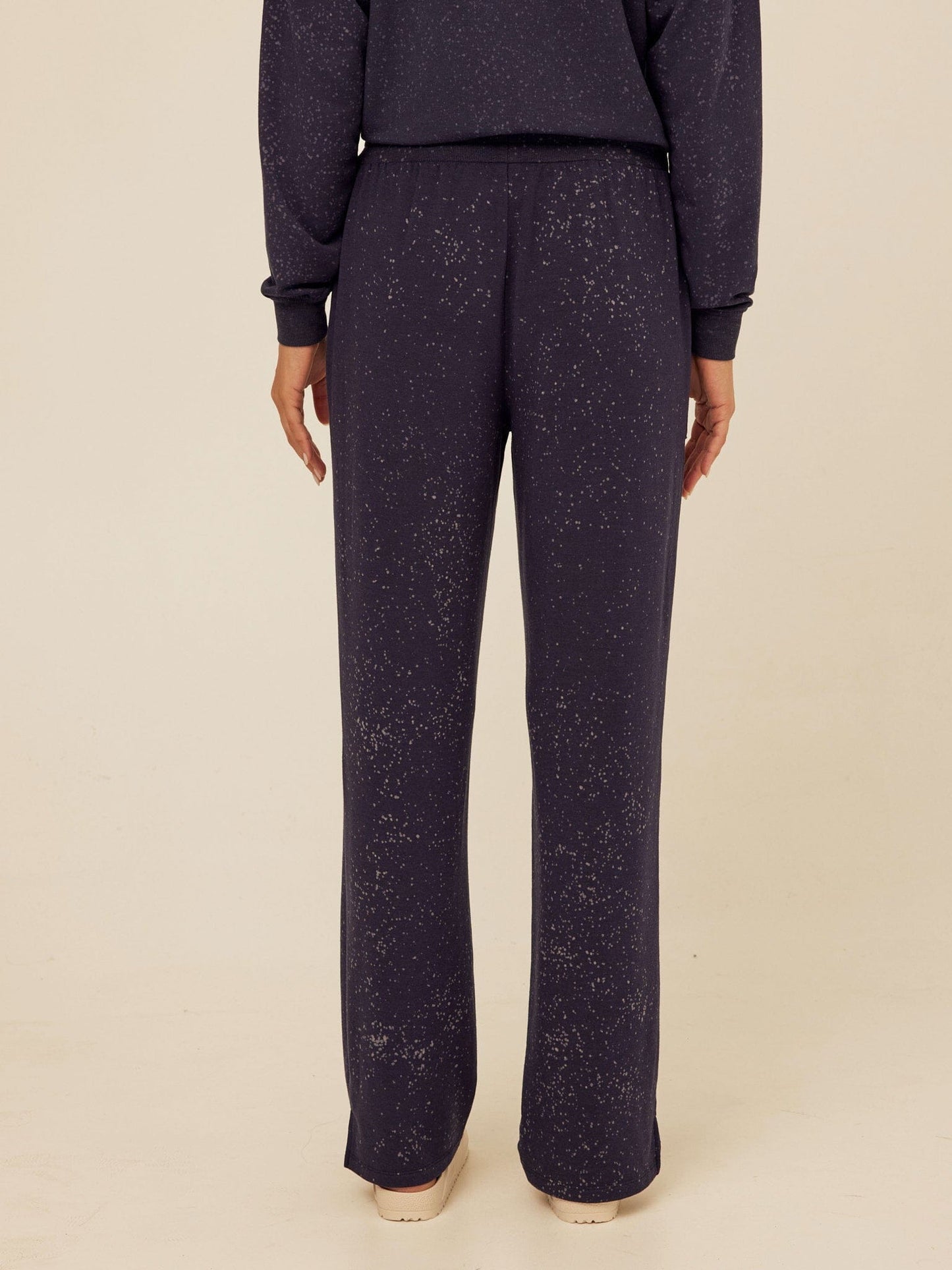 Theresa Spray Wash Modal Terry Straight Leg Pant
