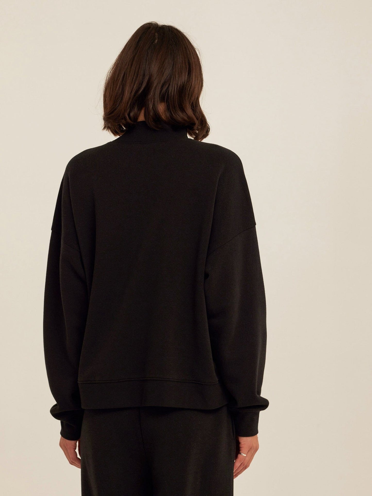Karlie Triblend Fleece Mock Neck Pullover
