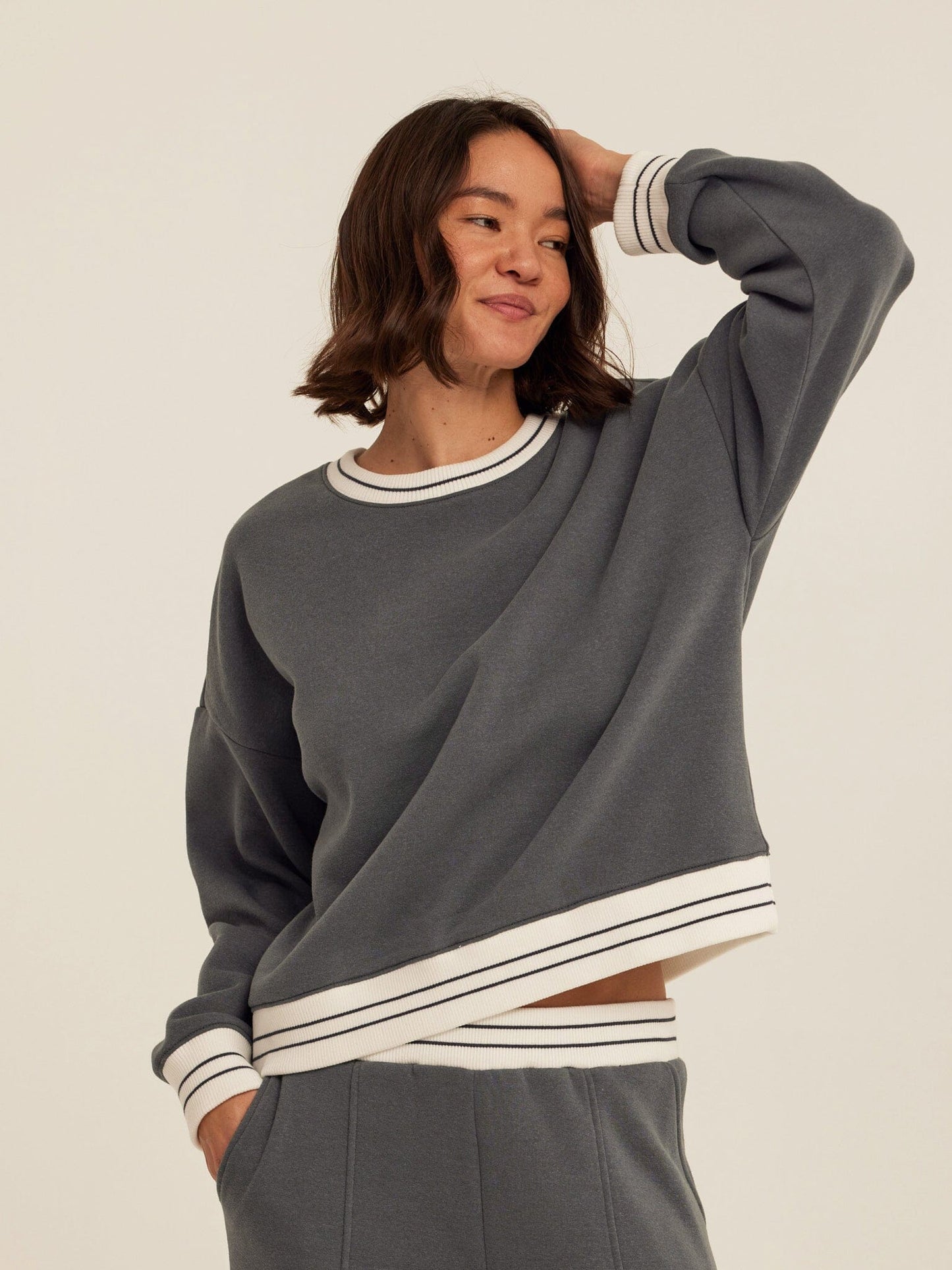 Jahmeera Triblend Fleece Collegiate Pullover