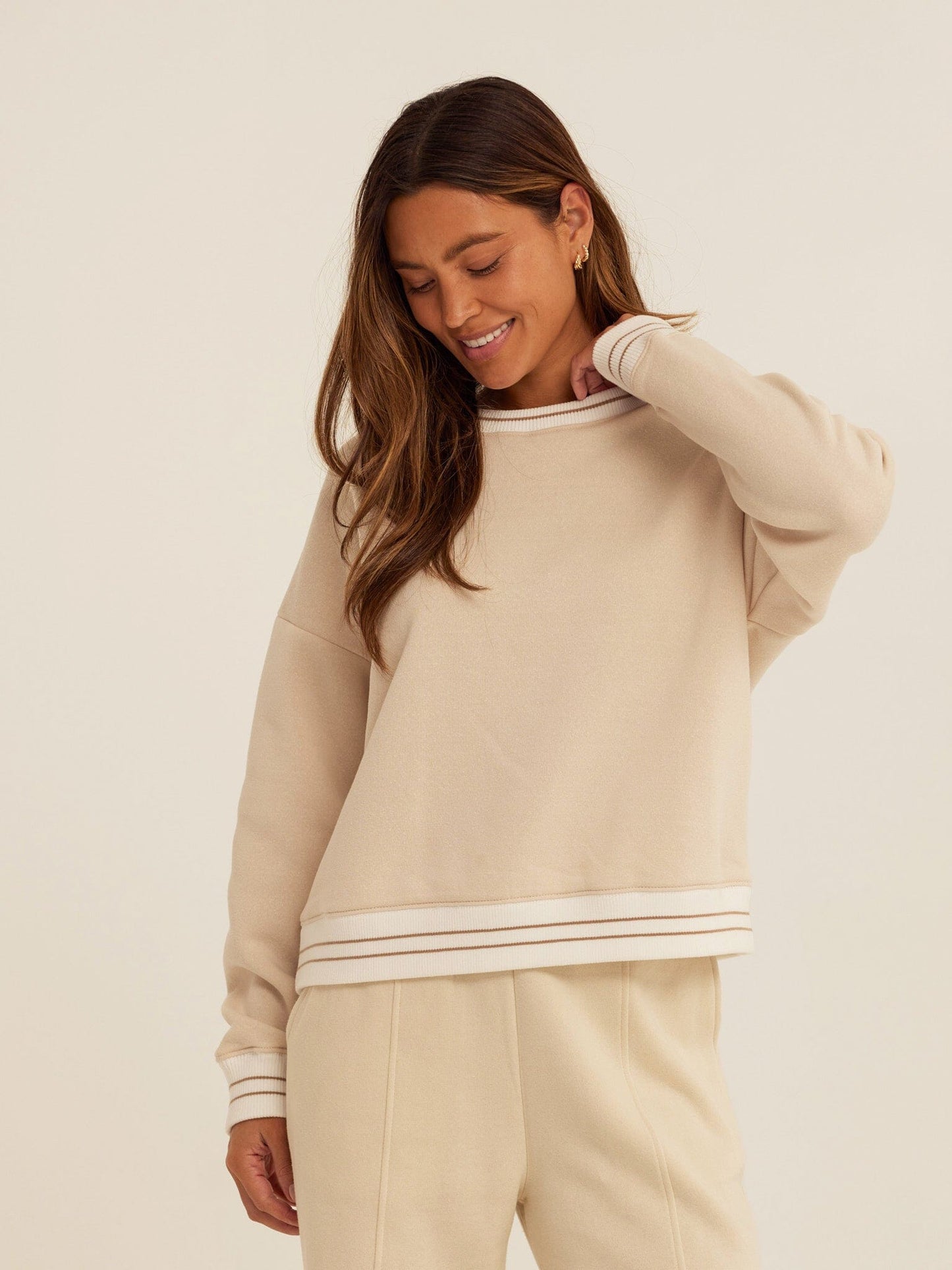 Jahmeera Triblend Fleece Collegiate Pullover