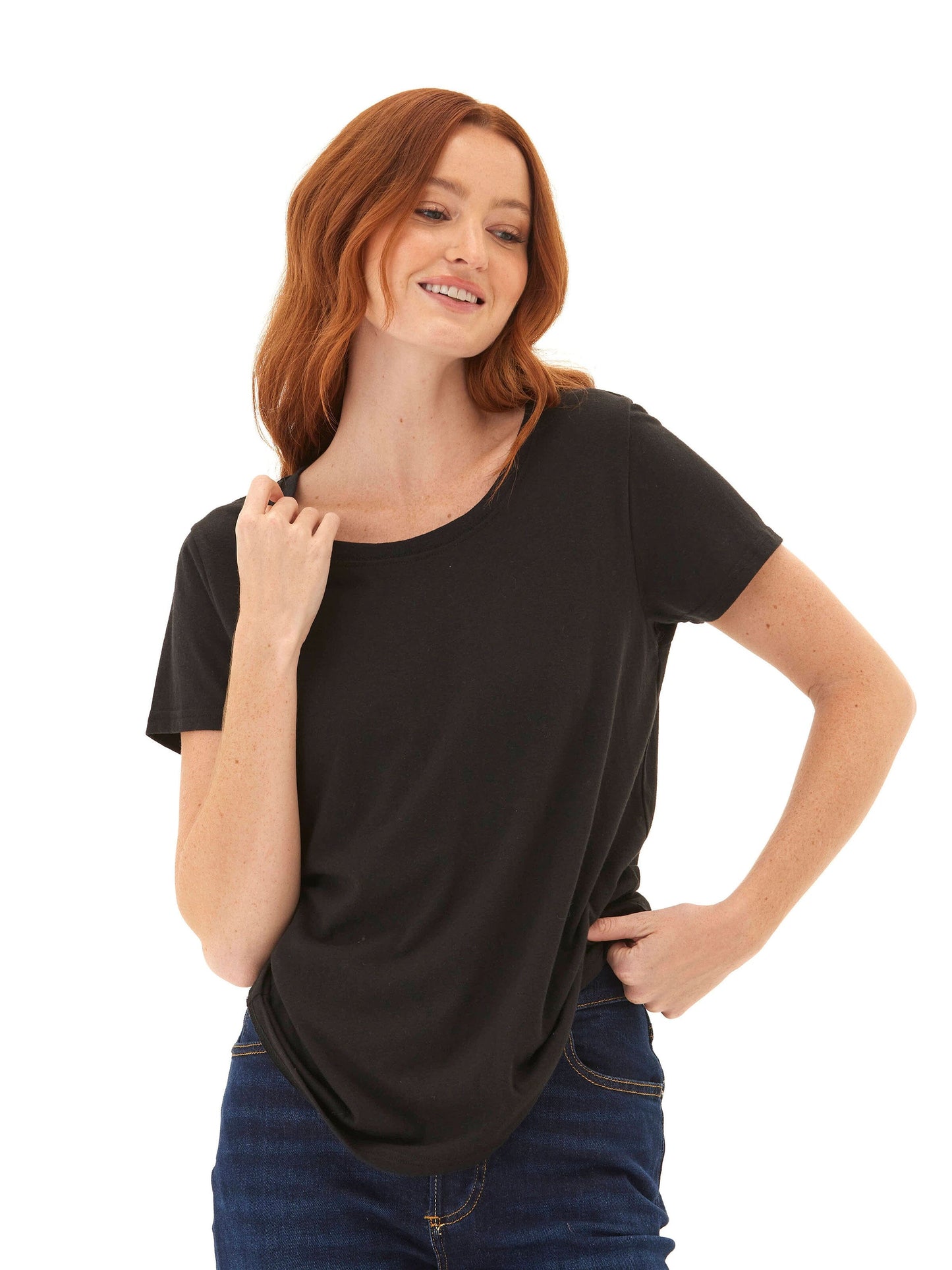 Odette Triblend Crew Tee