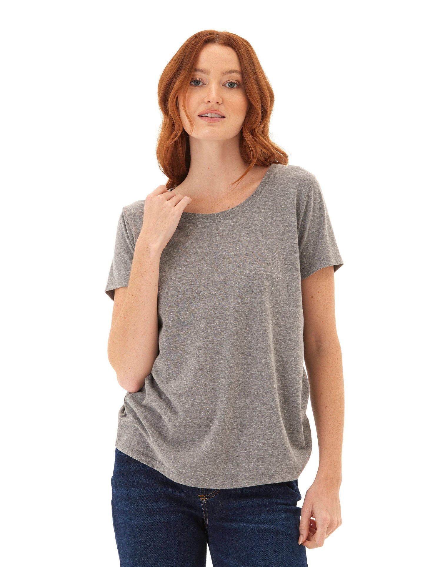 Odette Triblend Crew Tee