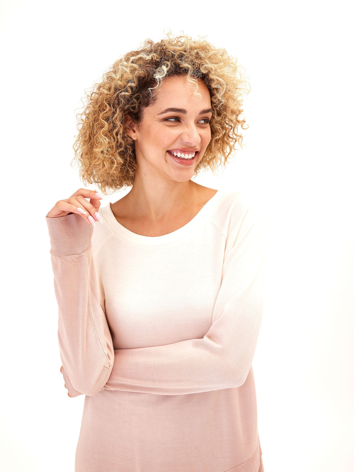 Leanna Feather Fleece Tunic