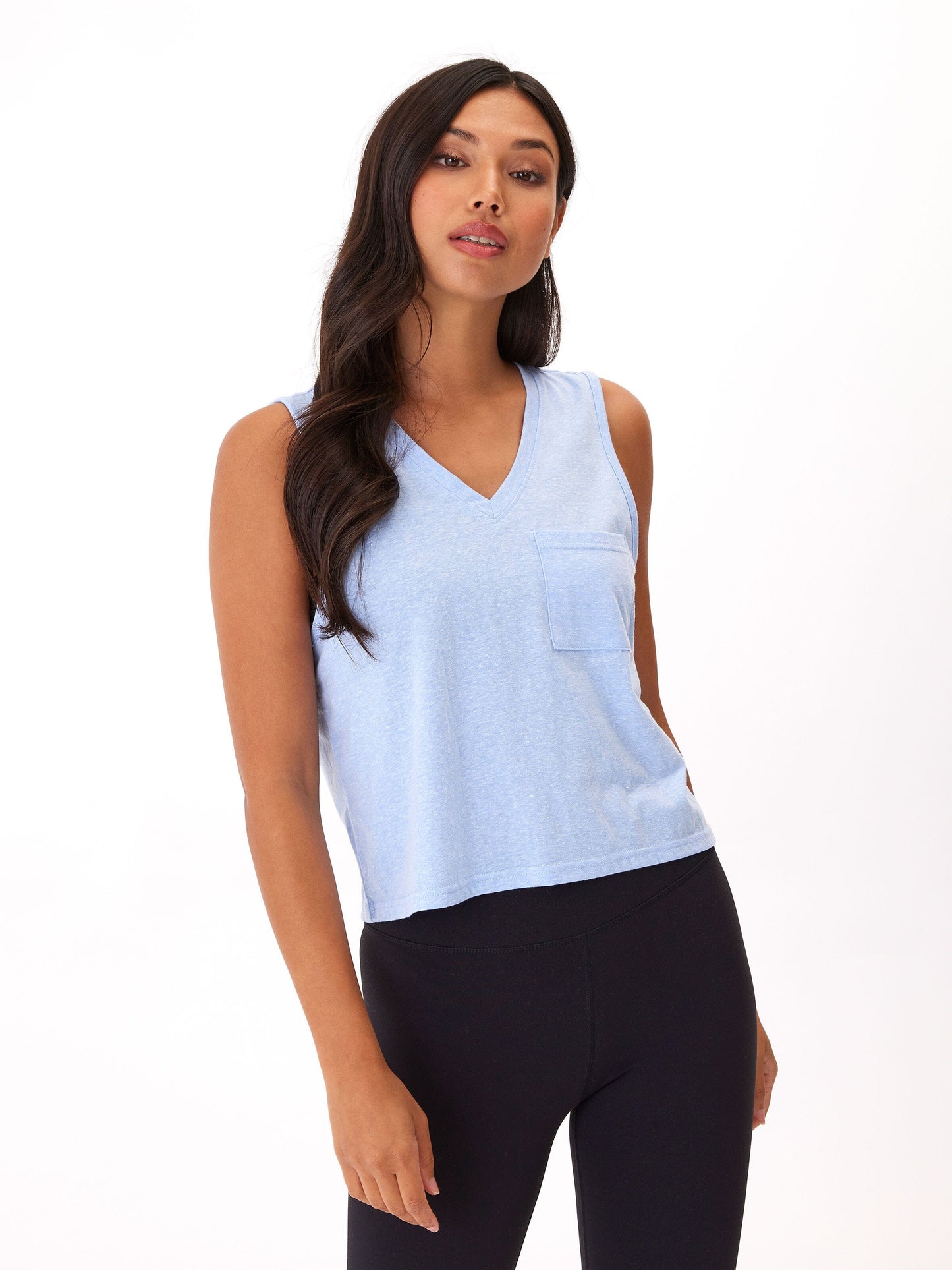 Hera Triblend Jersey V-Neck Tank