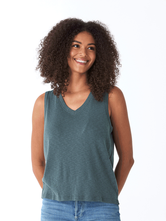 Kinsley Textured Slub Jersey Top