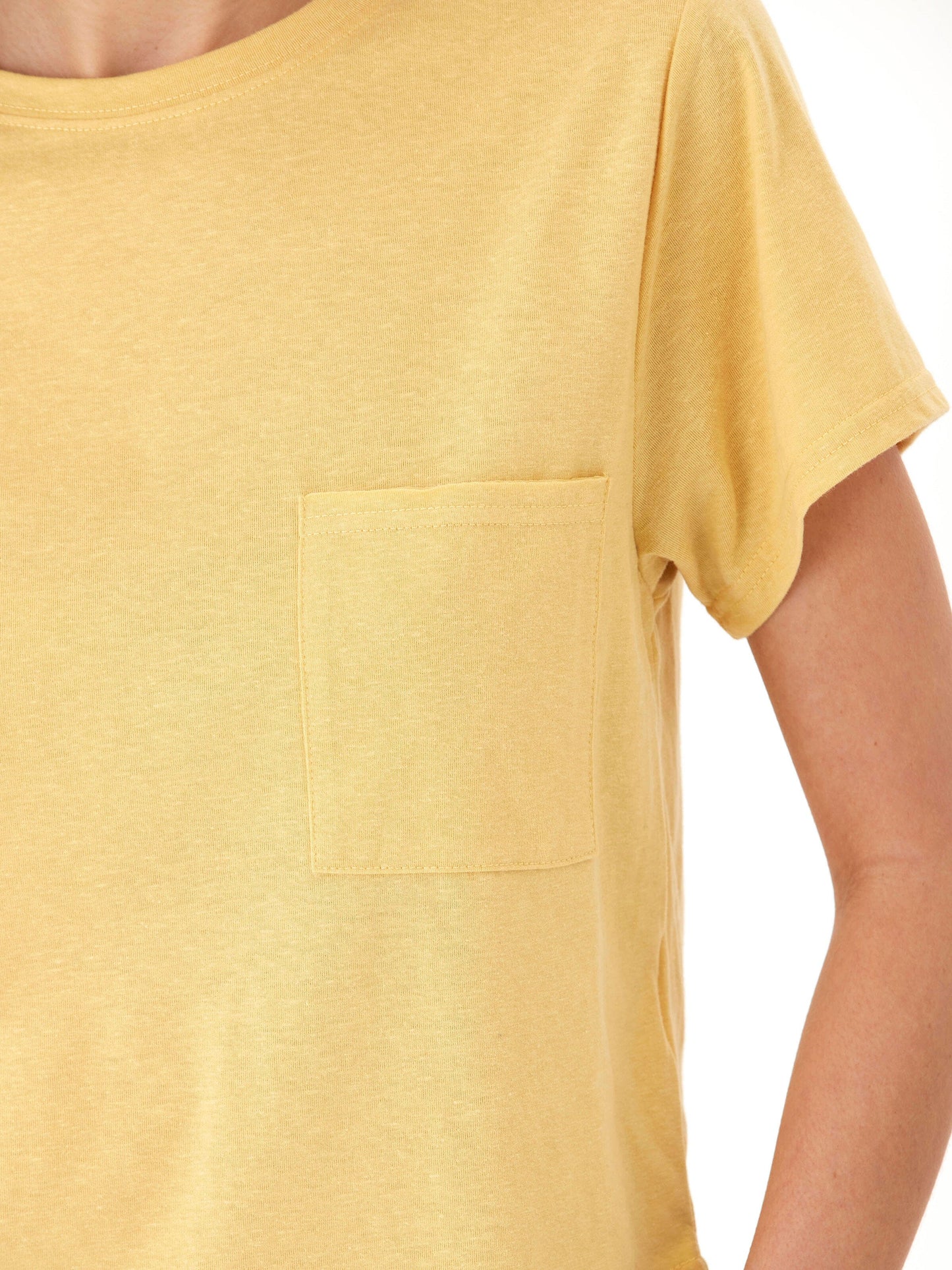 Shelbie Triblend Jersey Pocket Tee