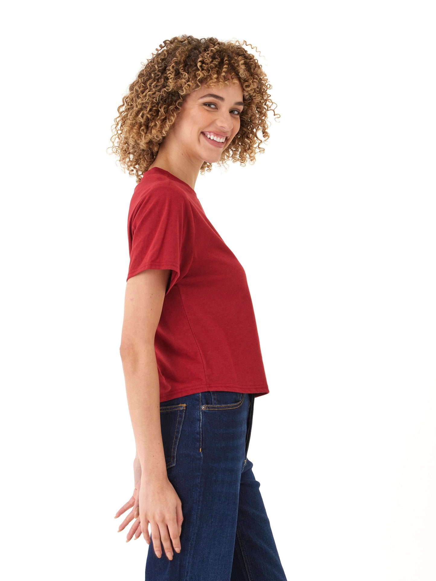 Shelbie Triblend Jersey Pocket Tee
