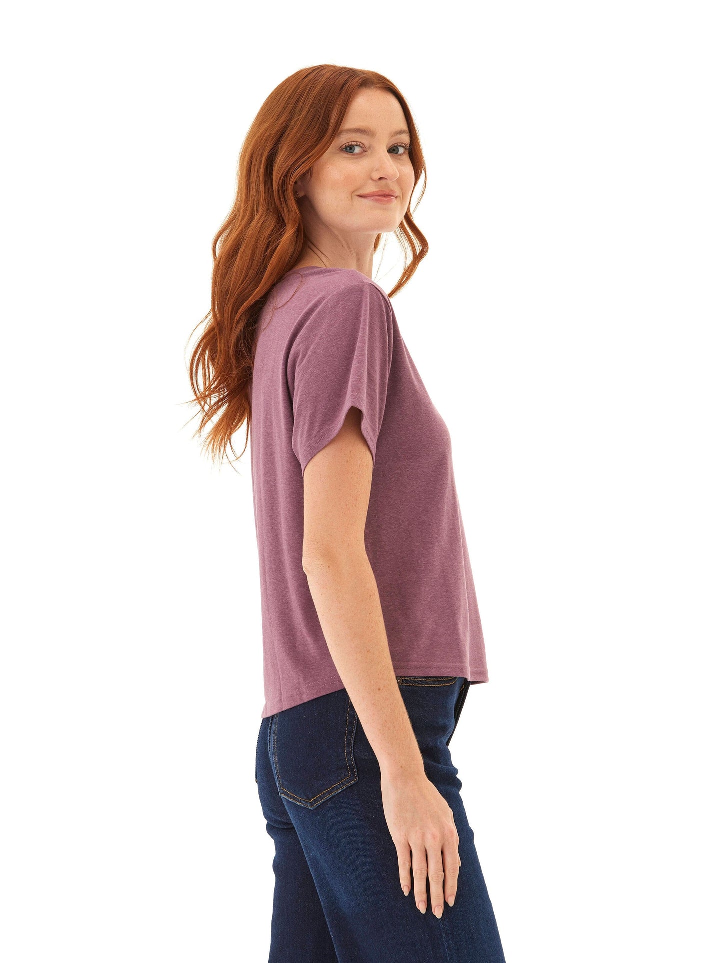 Shelbie Triblend Jersey Pocket Tee