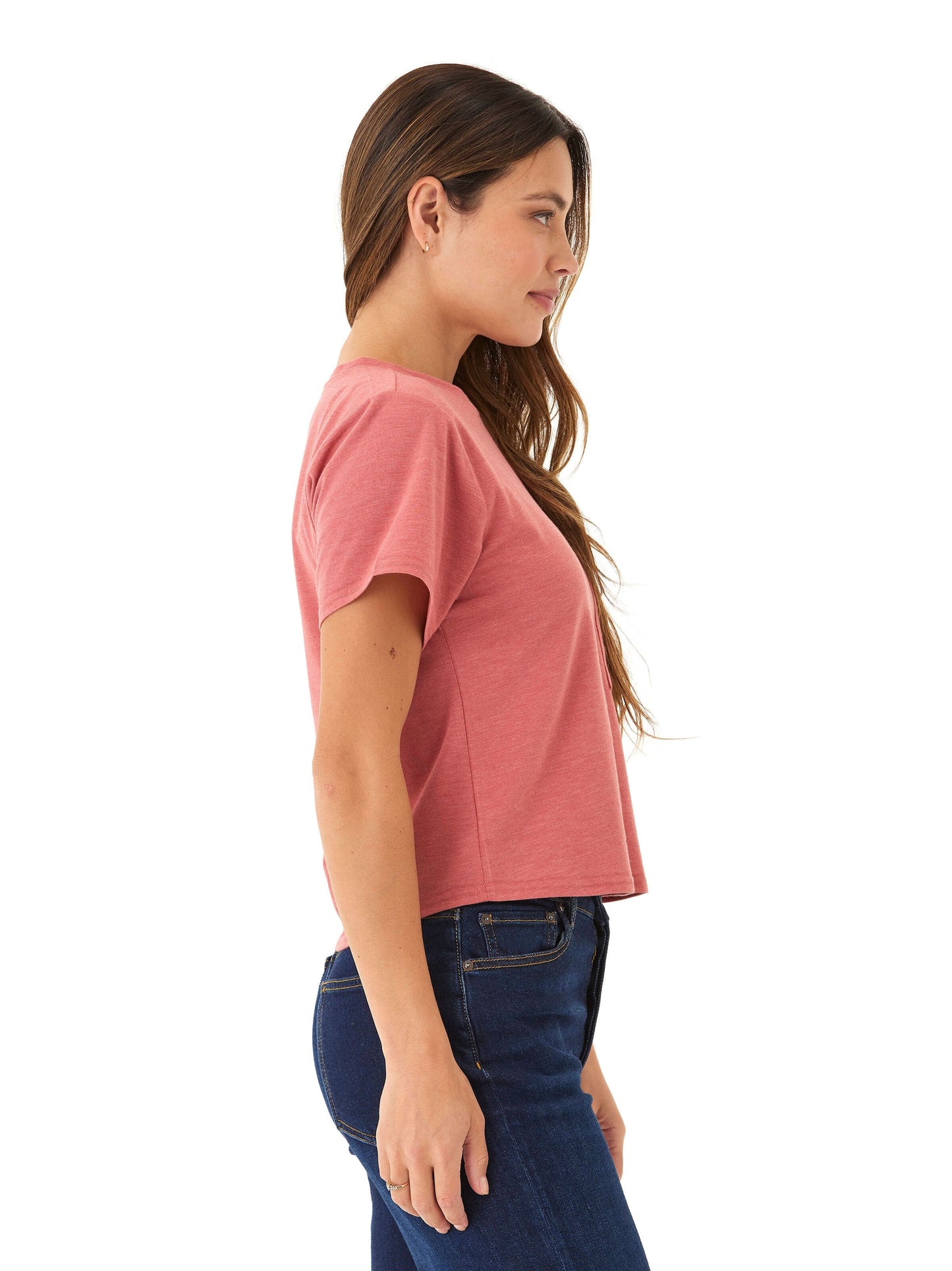 Shelbie Triblend Jersey Pocket Tee