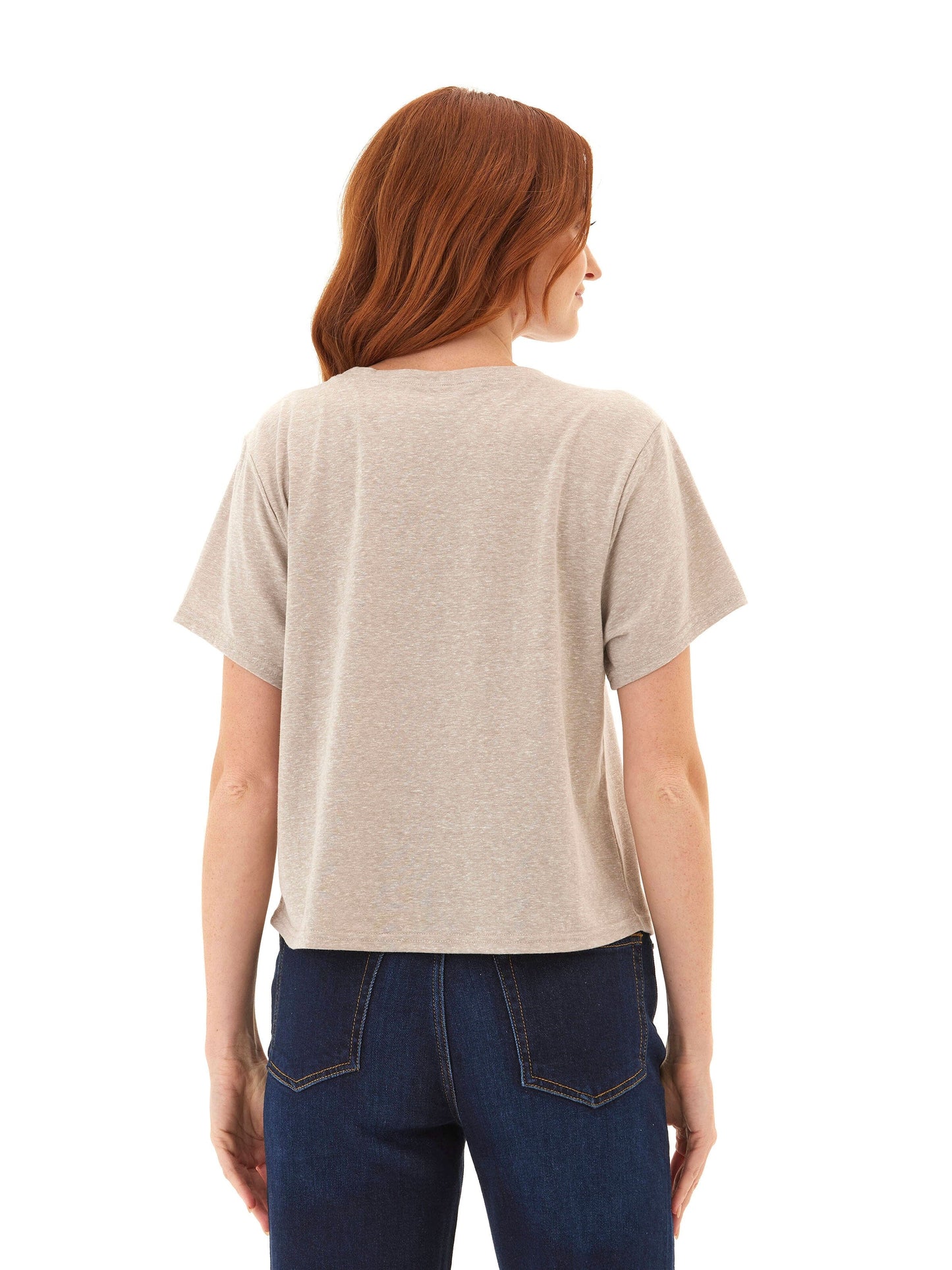 Shelbie Triblend Jersey Pocket Tee