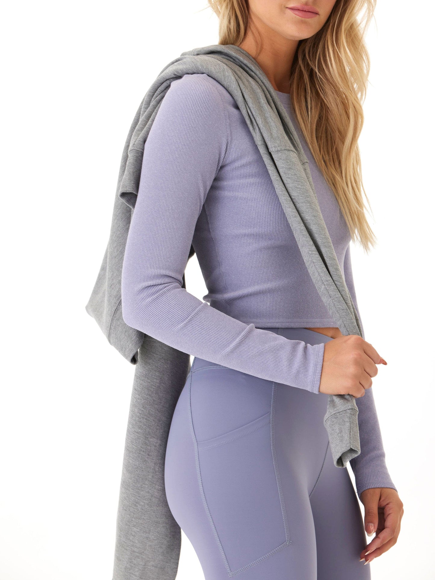Pramila Brushed Performance Rib Long Sleeve Top