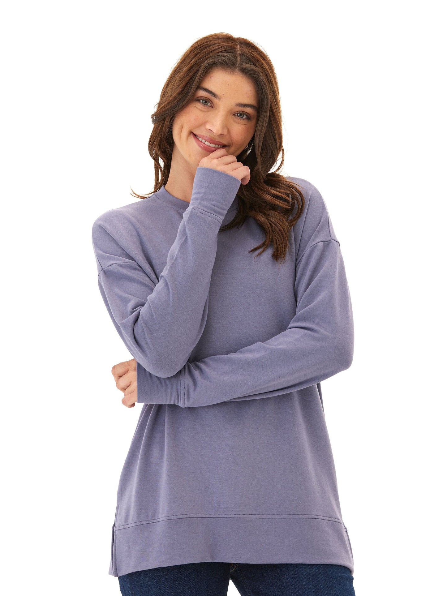 Mariah Modal Terry Tunic Top