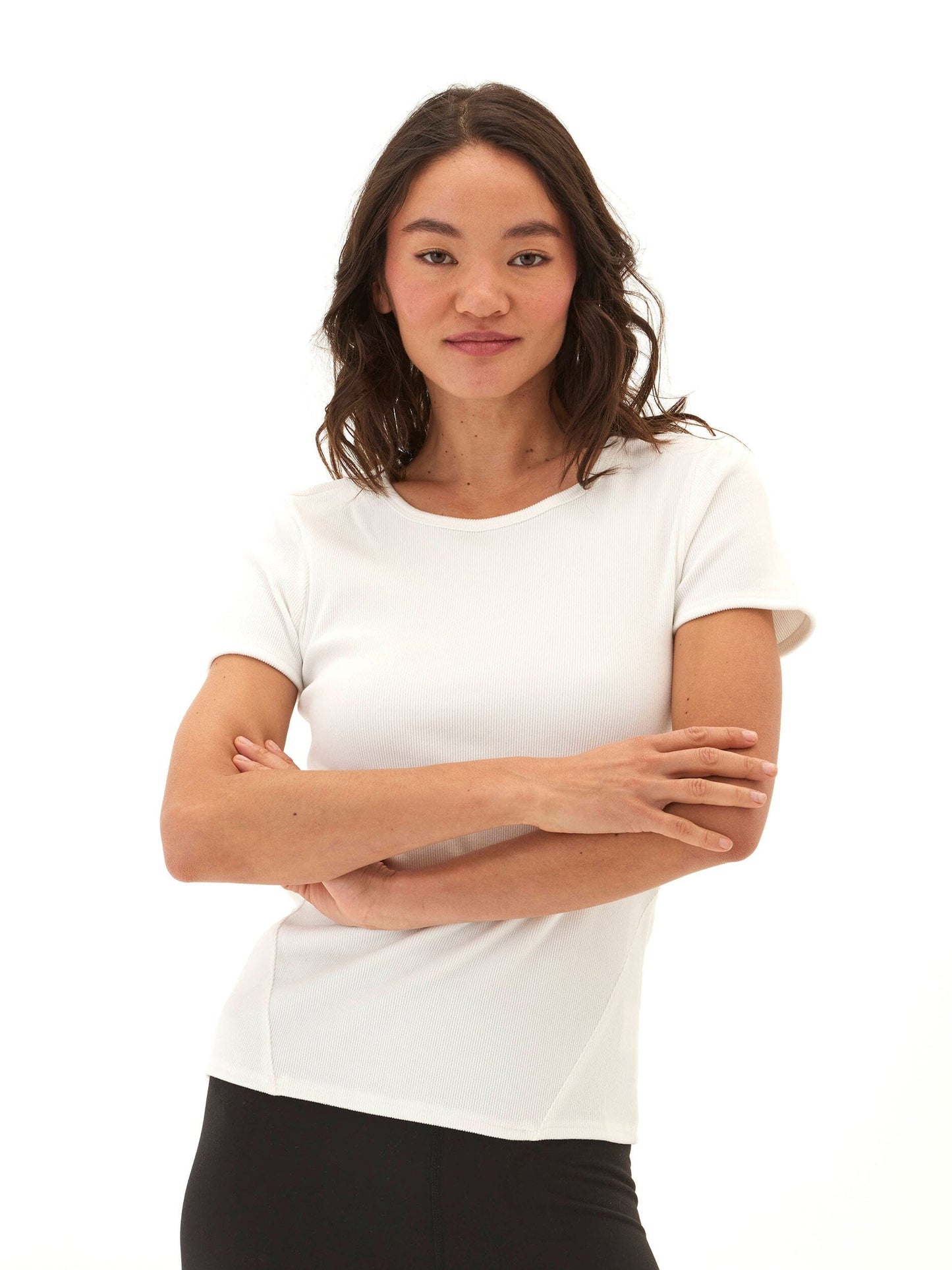Mariella Heather Luxe Rib Tee