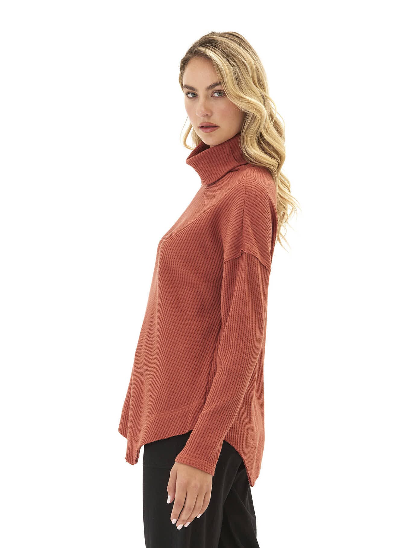Rikke Eco Thermal Asymmetrical Long Sleeve Top