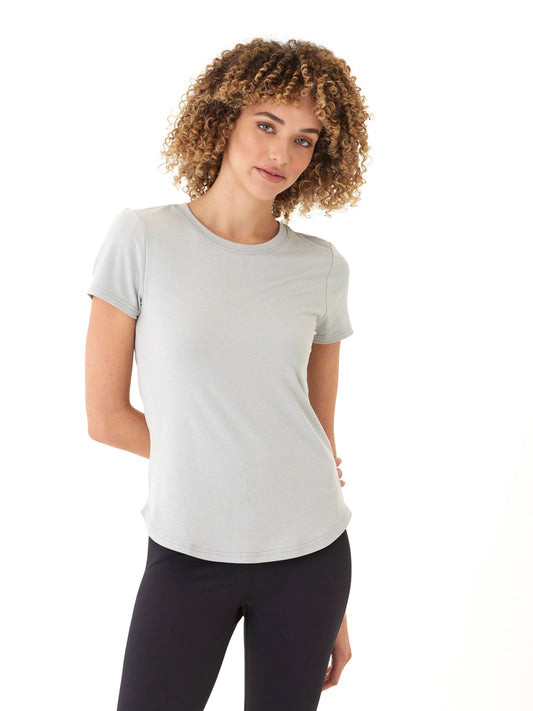 Arry Luxe Jersey Ruched Tee