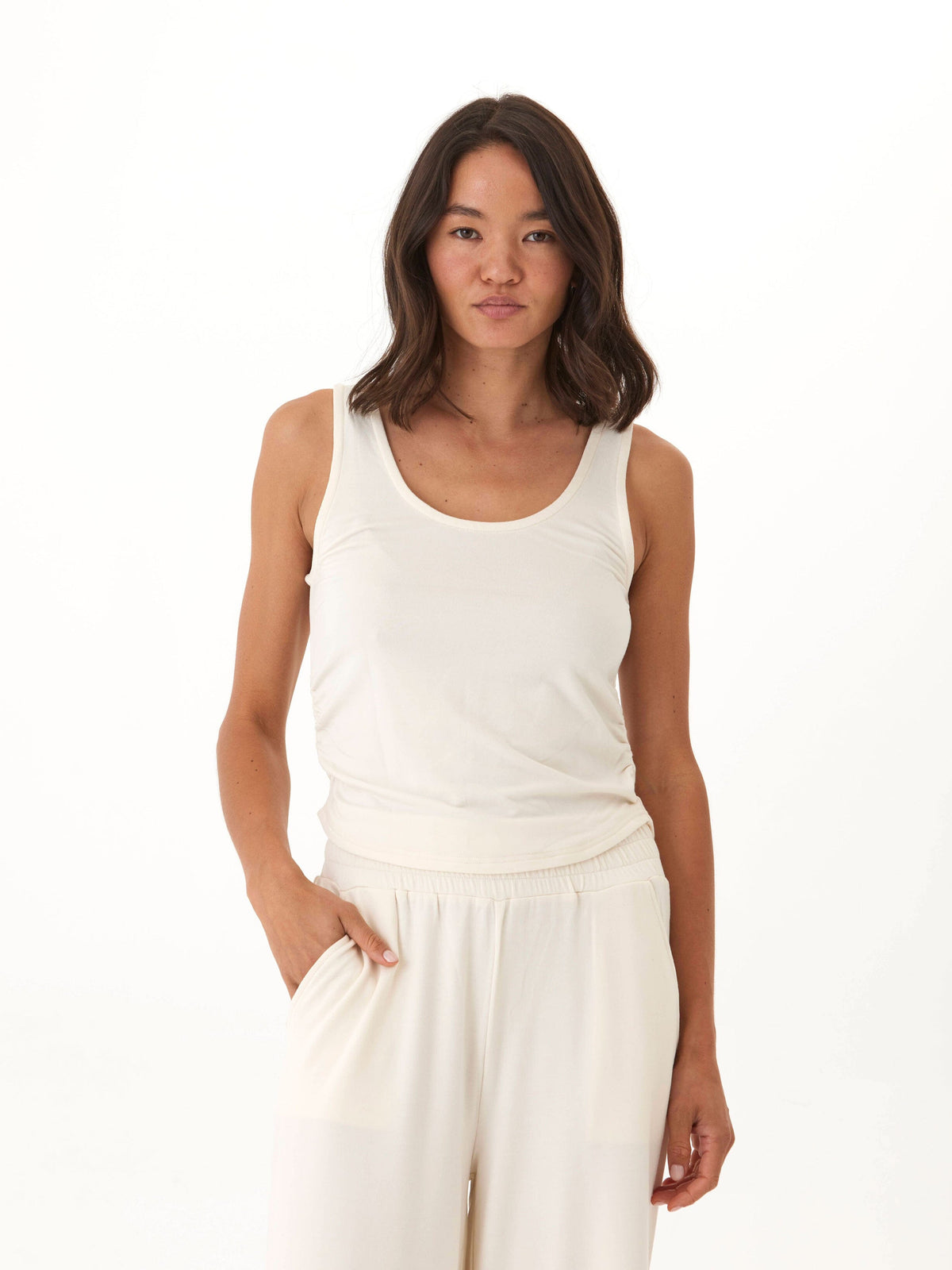 Juliette Modal Terry Ruched Tank