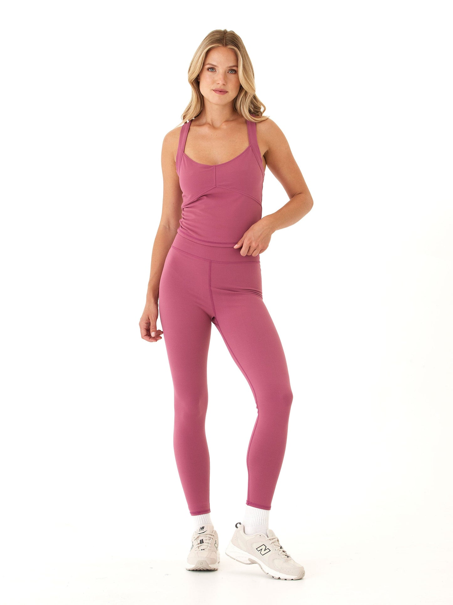 Evelynne Peached Performance Tank