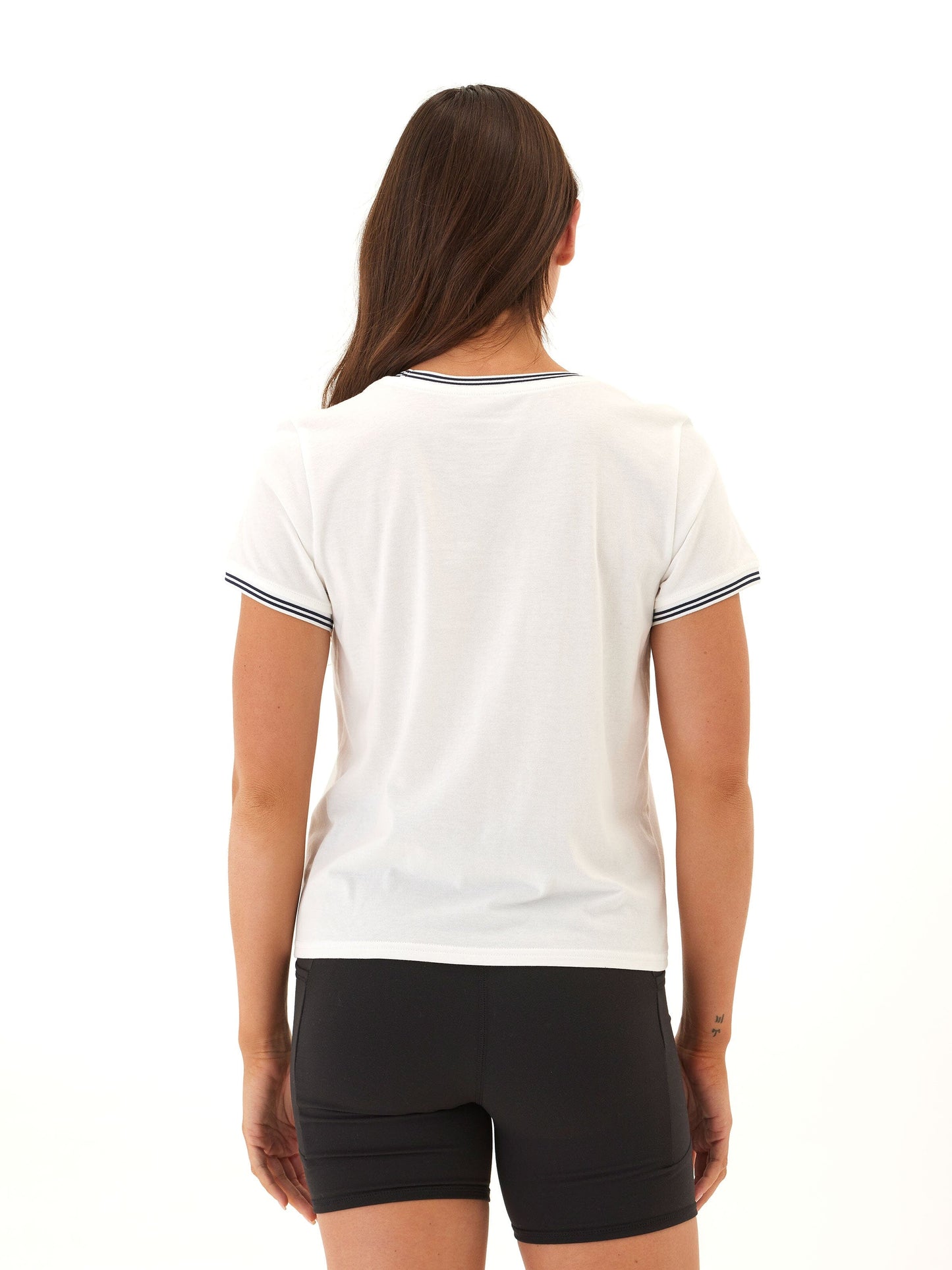 Jordana Comfort Jersey Trim Detail Tee