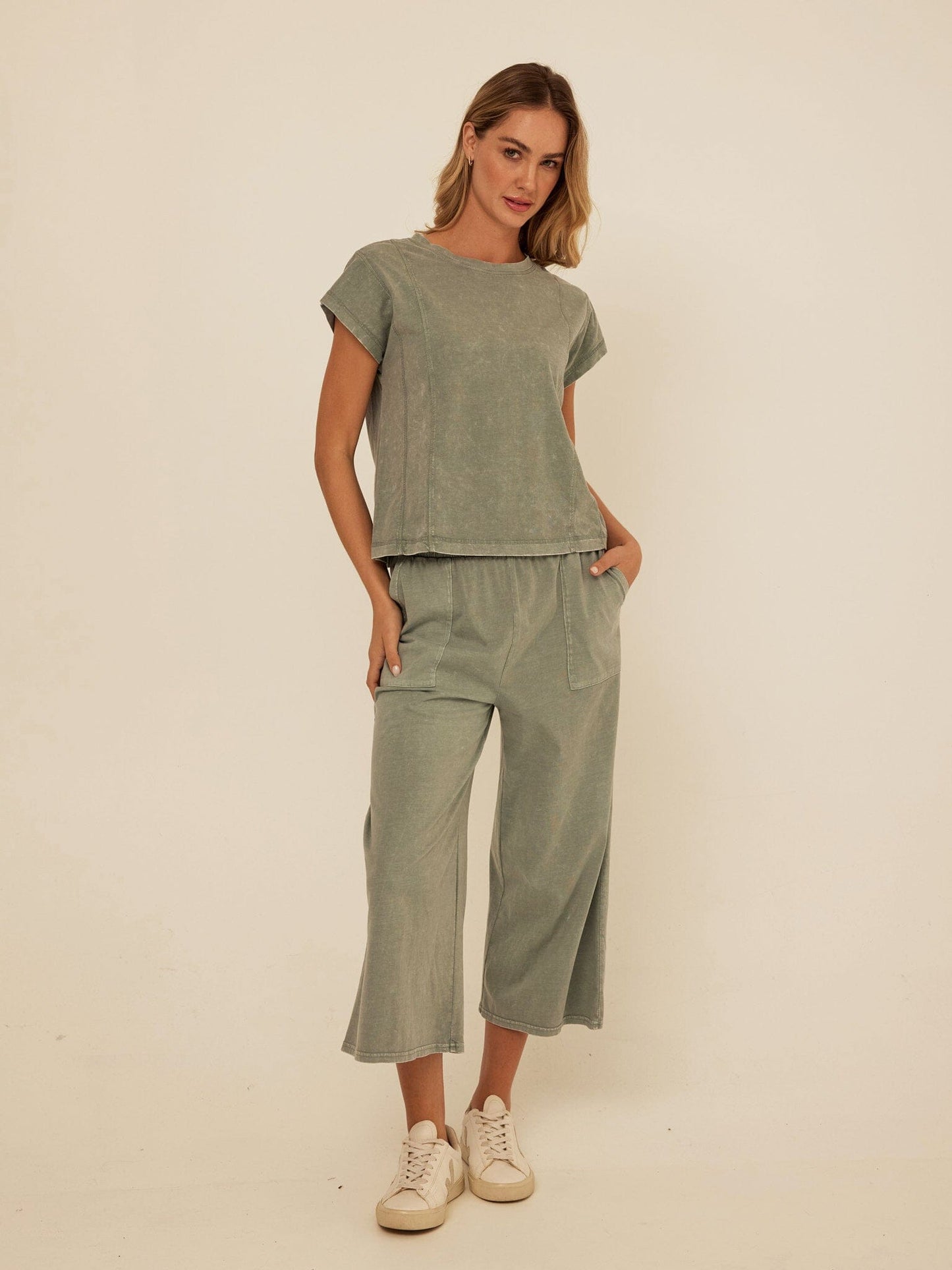 Laurie Mineral Wash Eco Jersey Tee