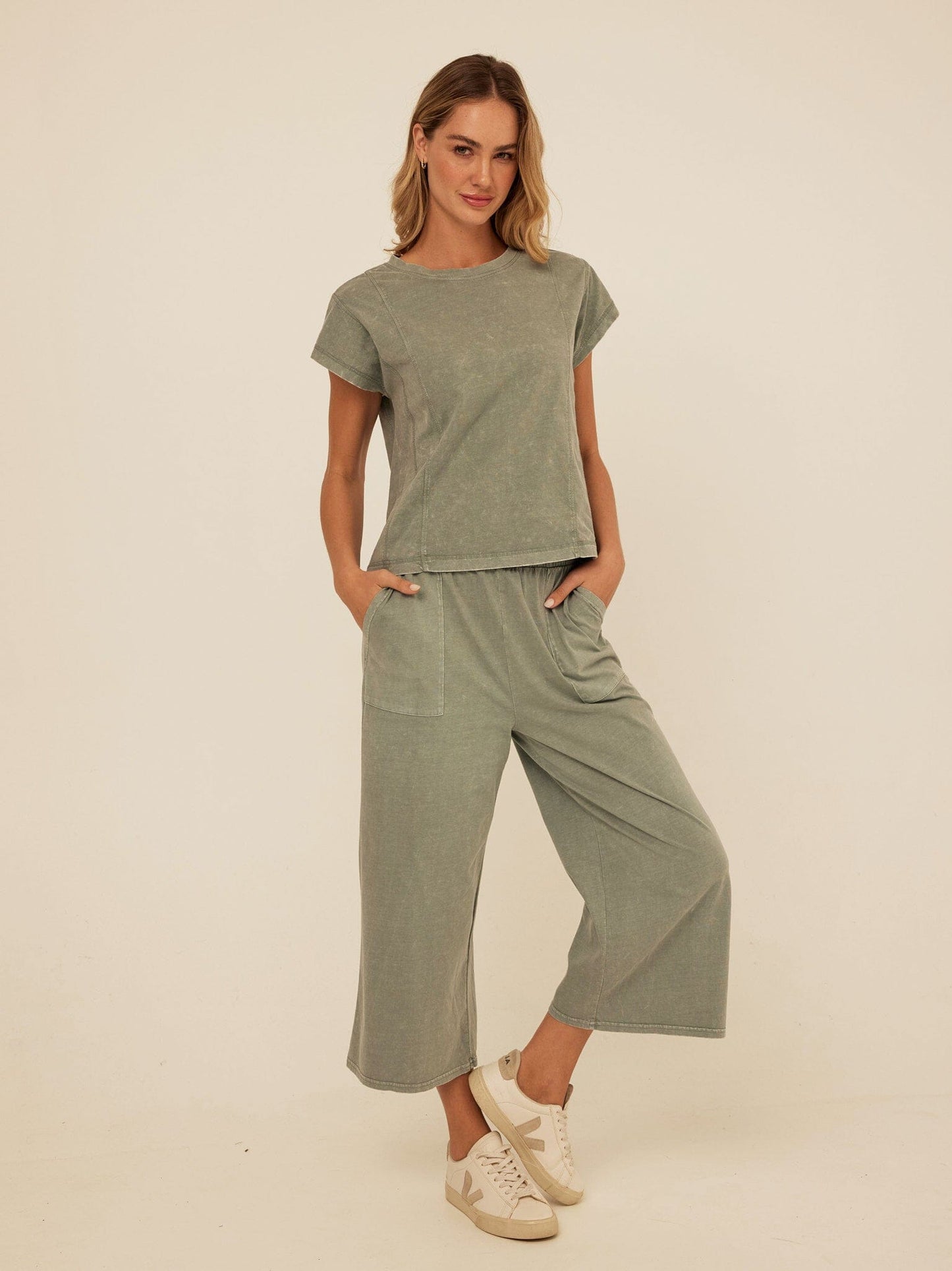 Laurie Mineral Wash Eco Jersey Tee