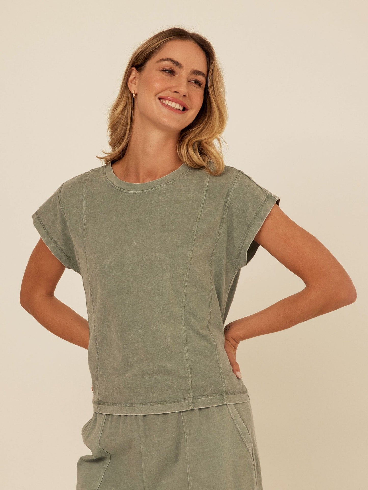 Laurie Mineral Wash Eco Jersey Tee