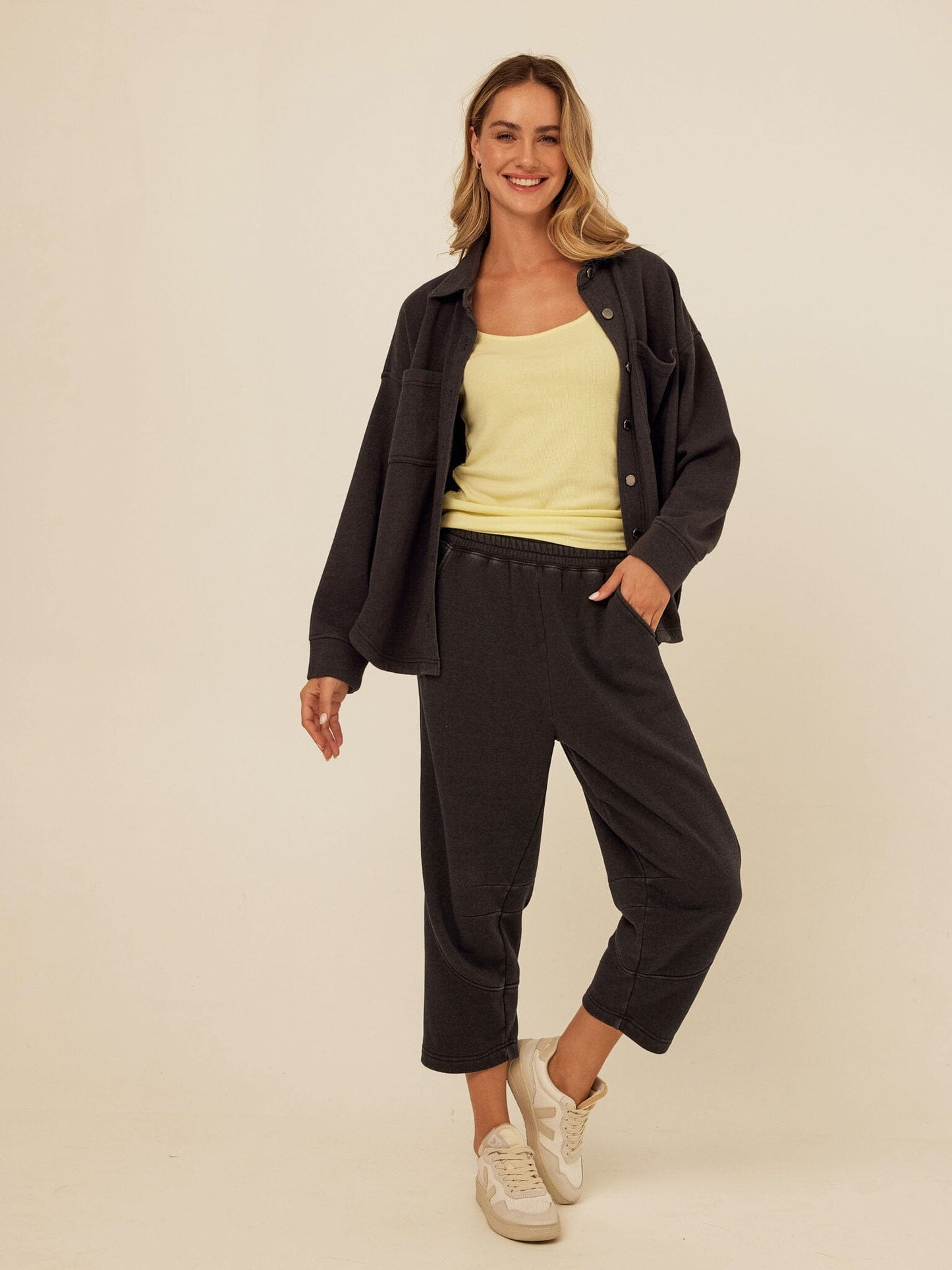 Chantel Mineral Wash Fleece Pant