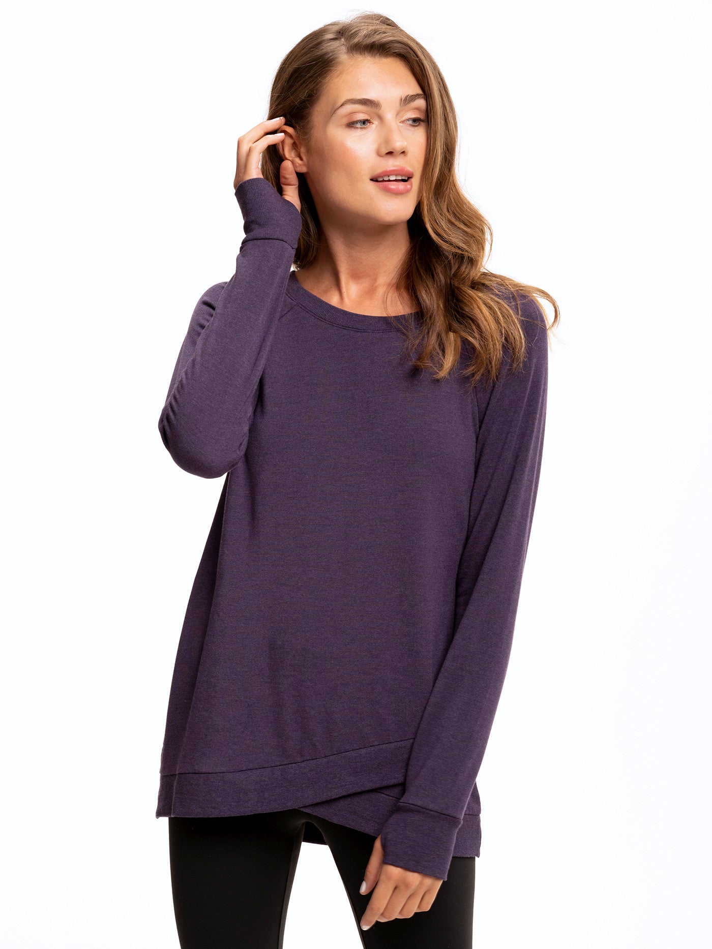 Leanna Feather Fleece Tunic