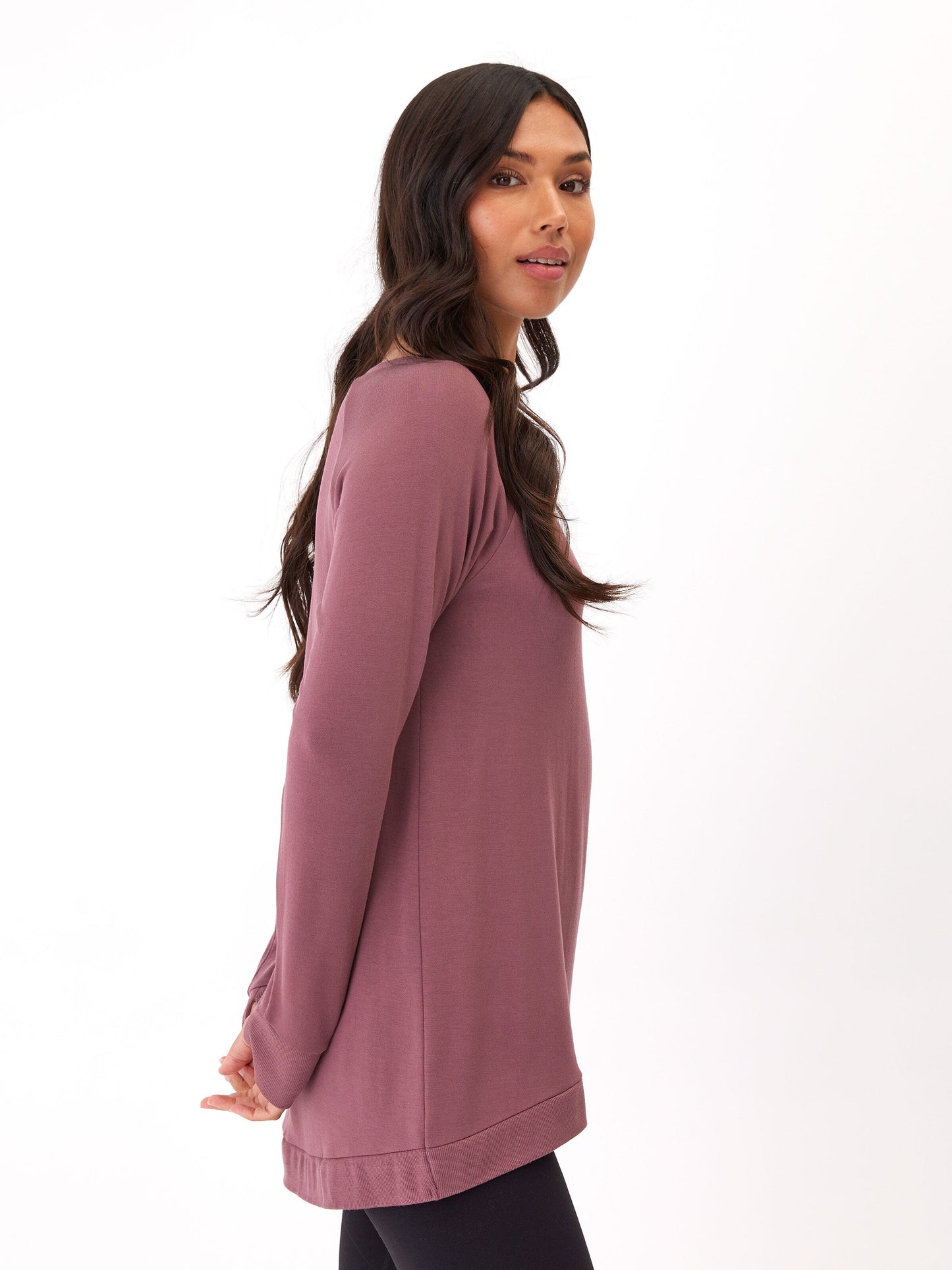 Leanna Feather Fleece Tunic