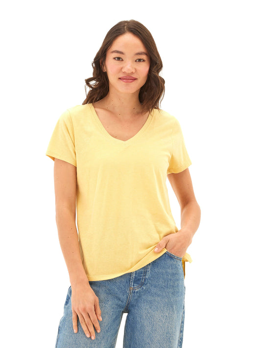 Pattie Triblend V-Neck Tee