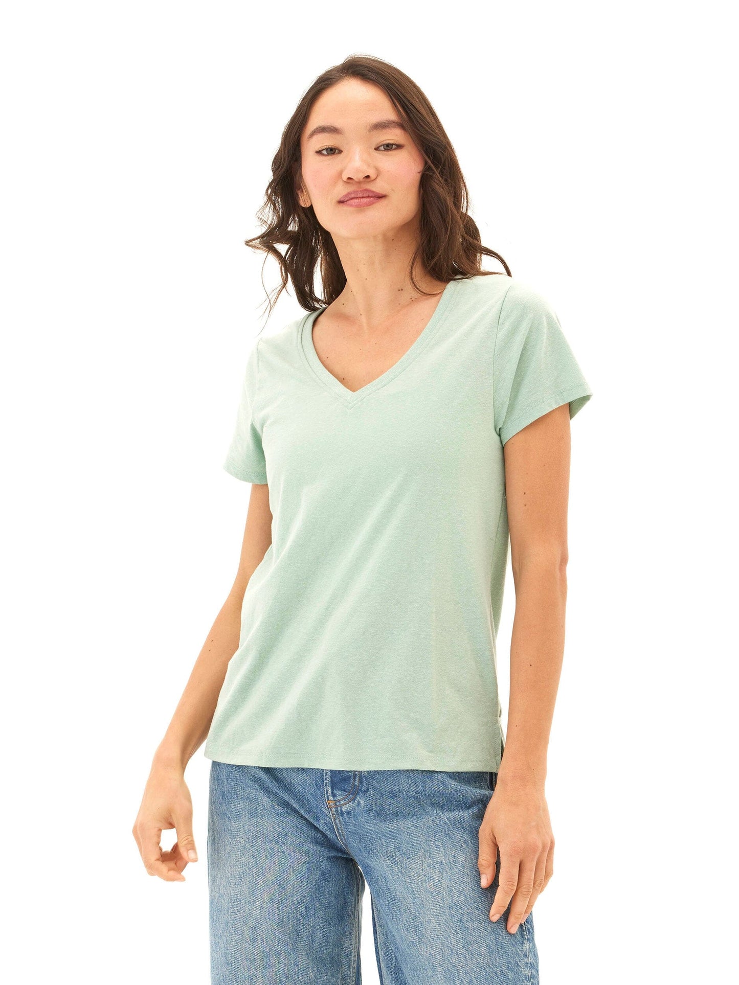 Pattie Triblend V-Neck Tee