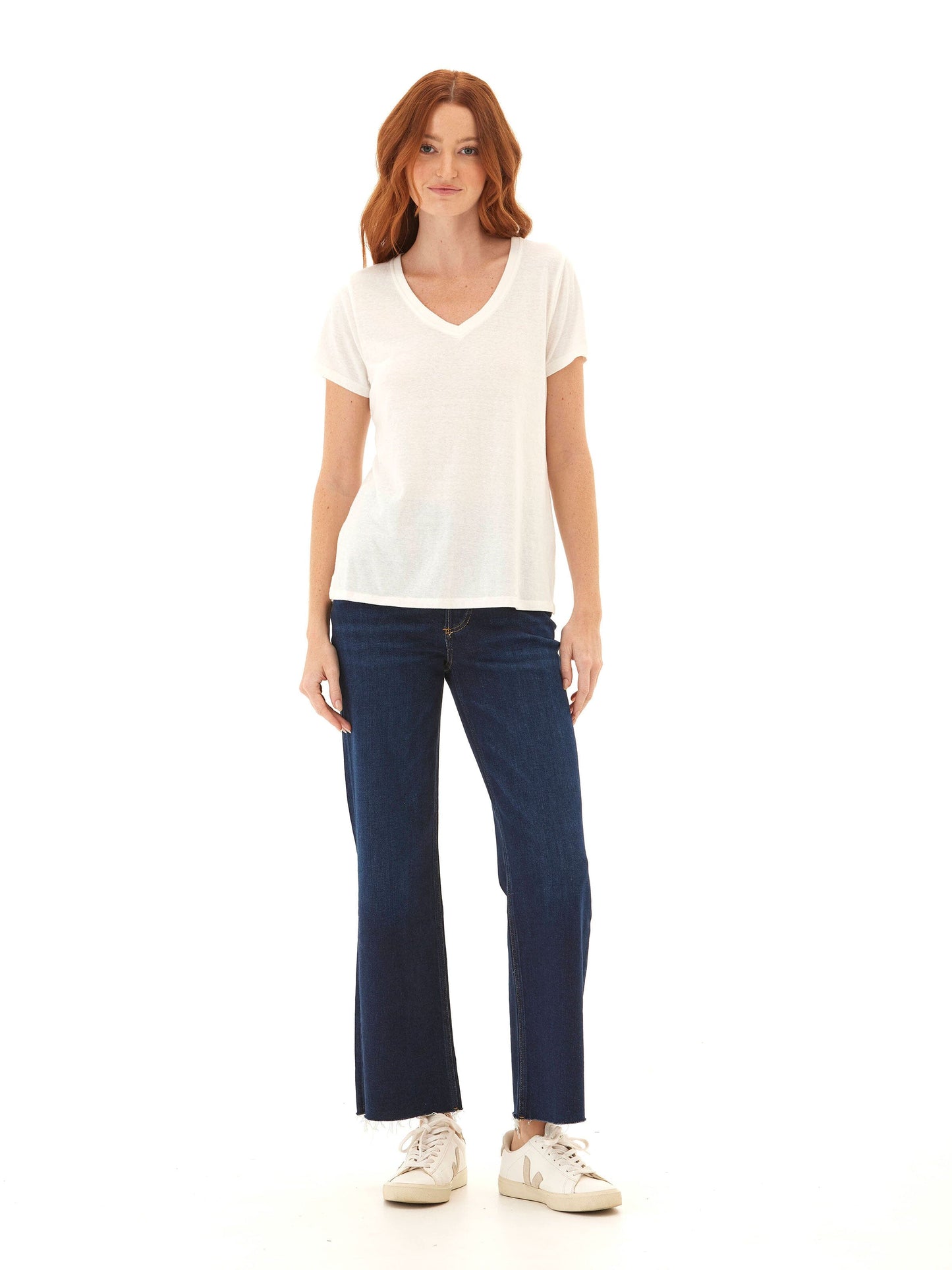 Pattie Triblend V-Neck Tee