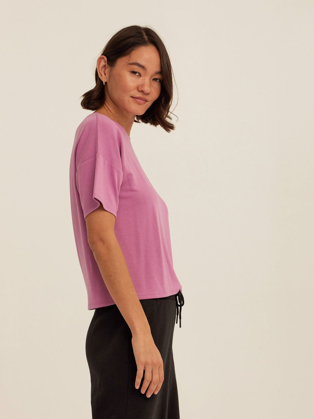 Core Modal Terry Crew Neck Tee